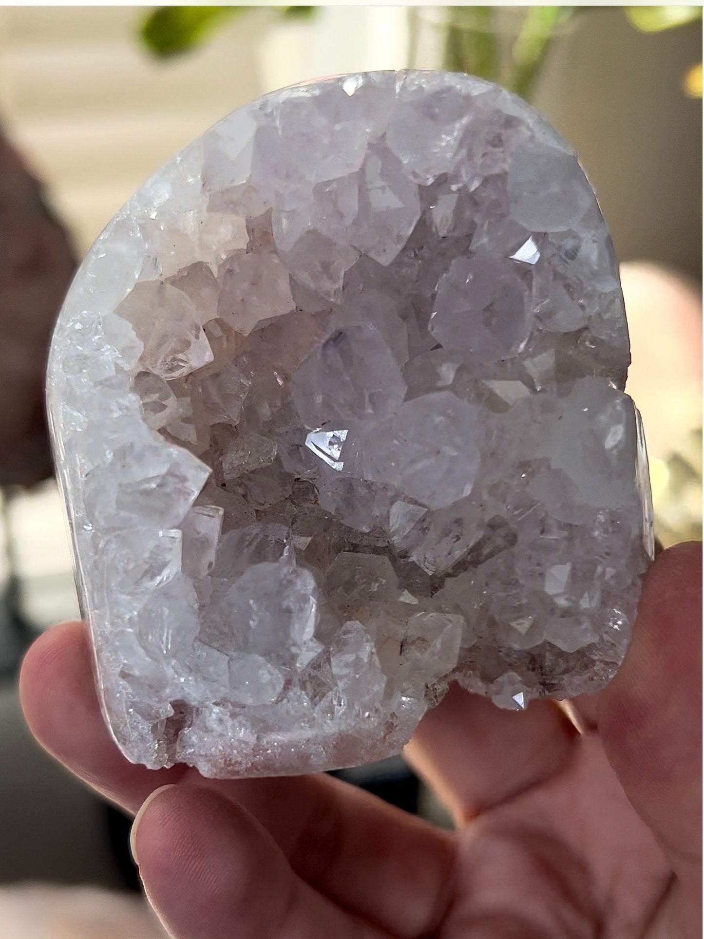 Chonky, quartz, pink amethyst Freeform