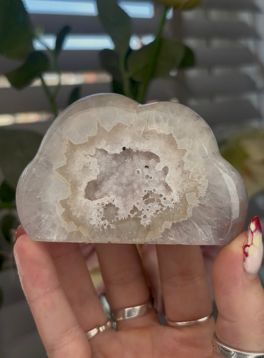 Beautiful druzy agate cloud