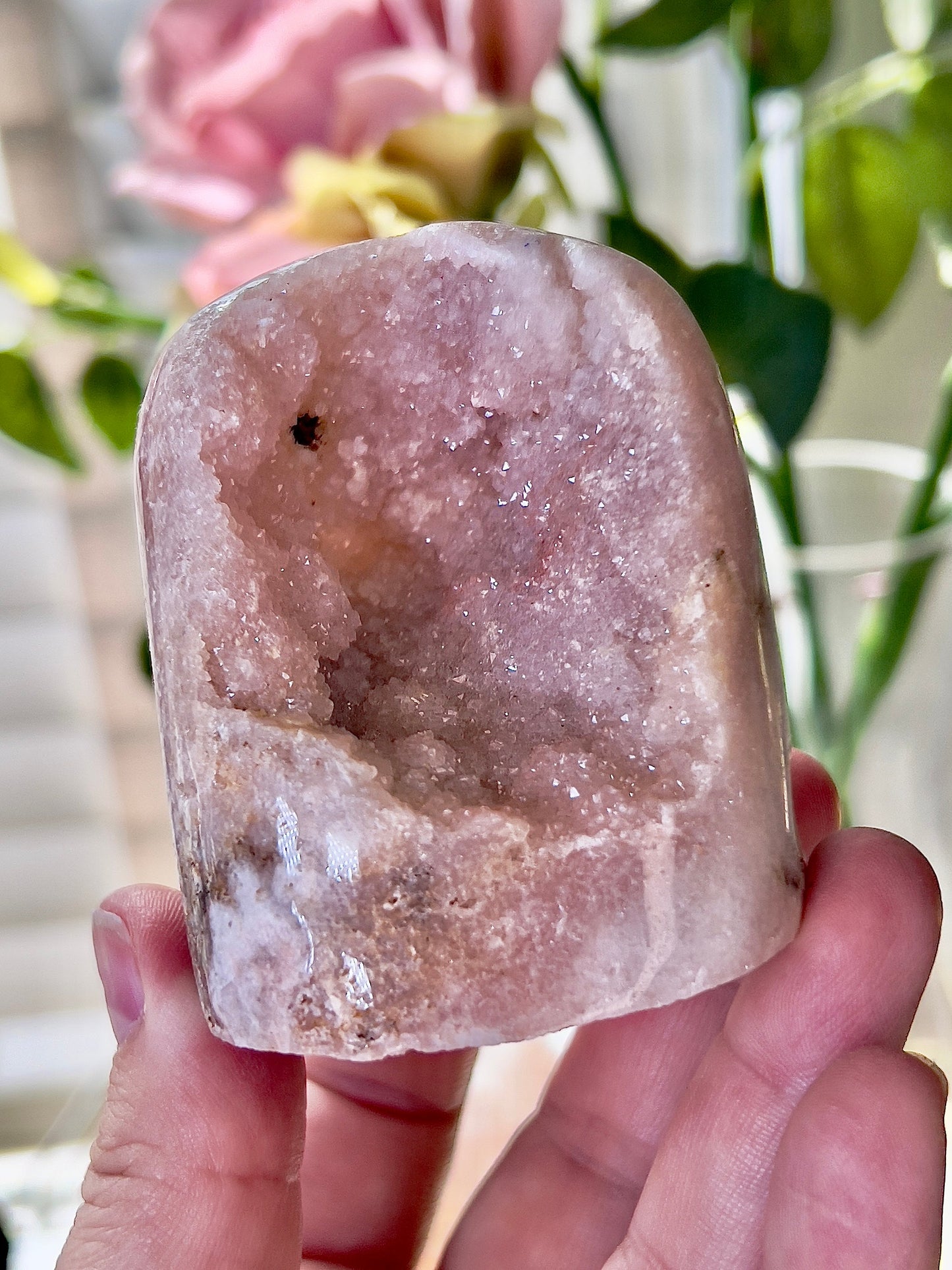 High quality, pink amethyst Freeform