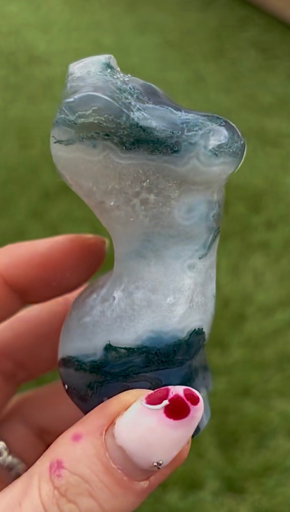 moss agate, curvy, ladies body