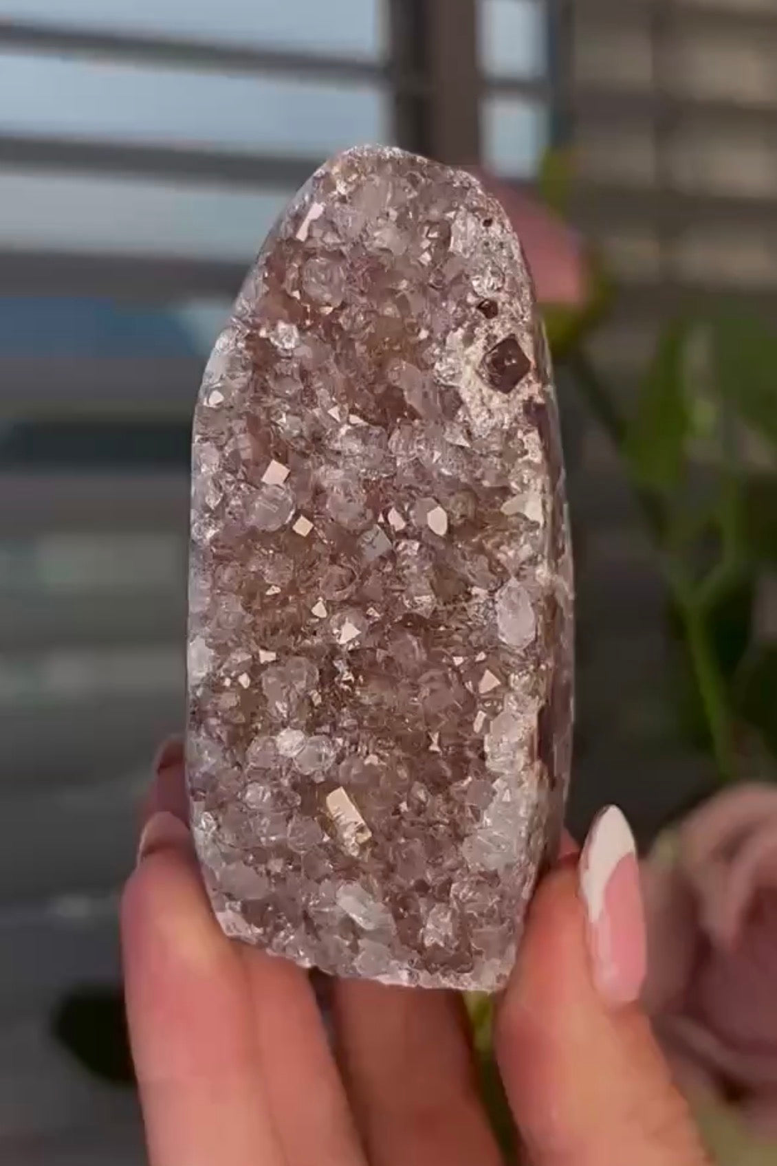 rainbow amethyst agate cutbase