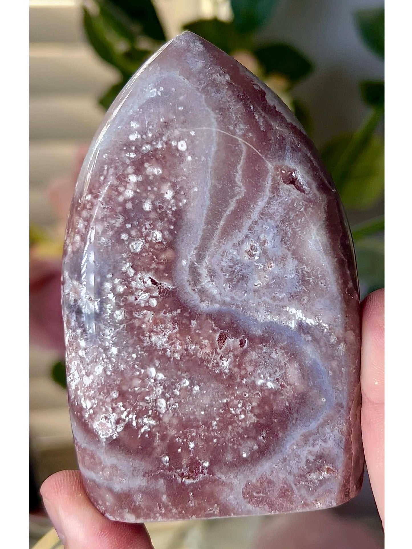 High grade, pink amethyst flame 280g