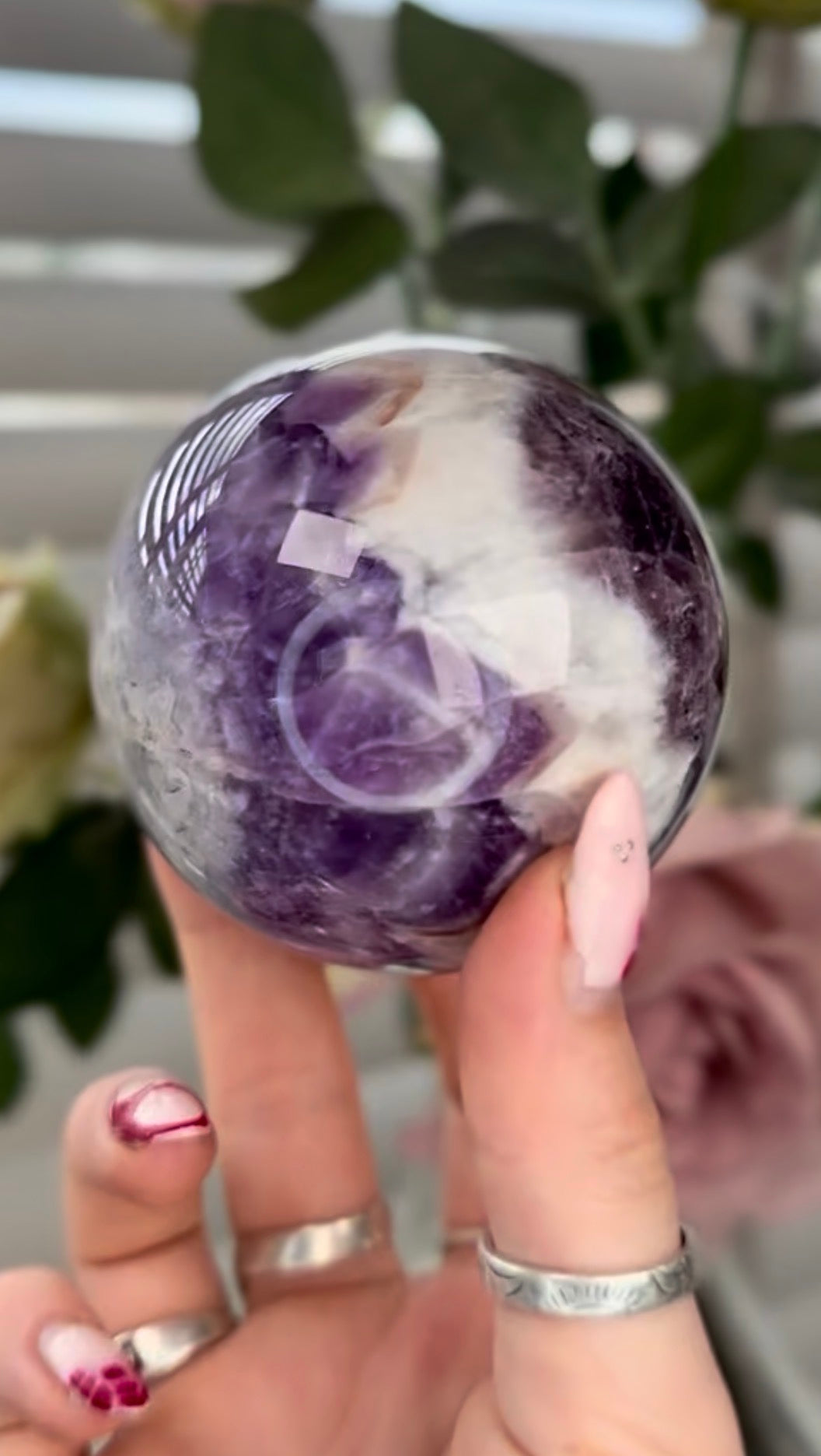 High quality, Dream amethyst sphere