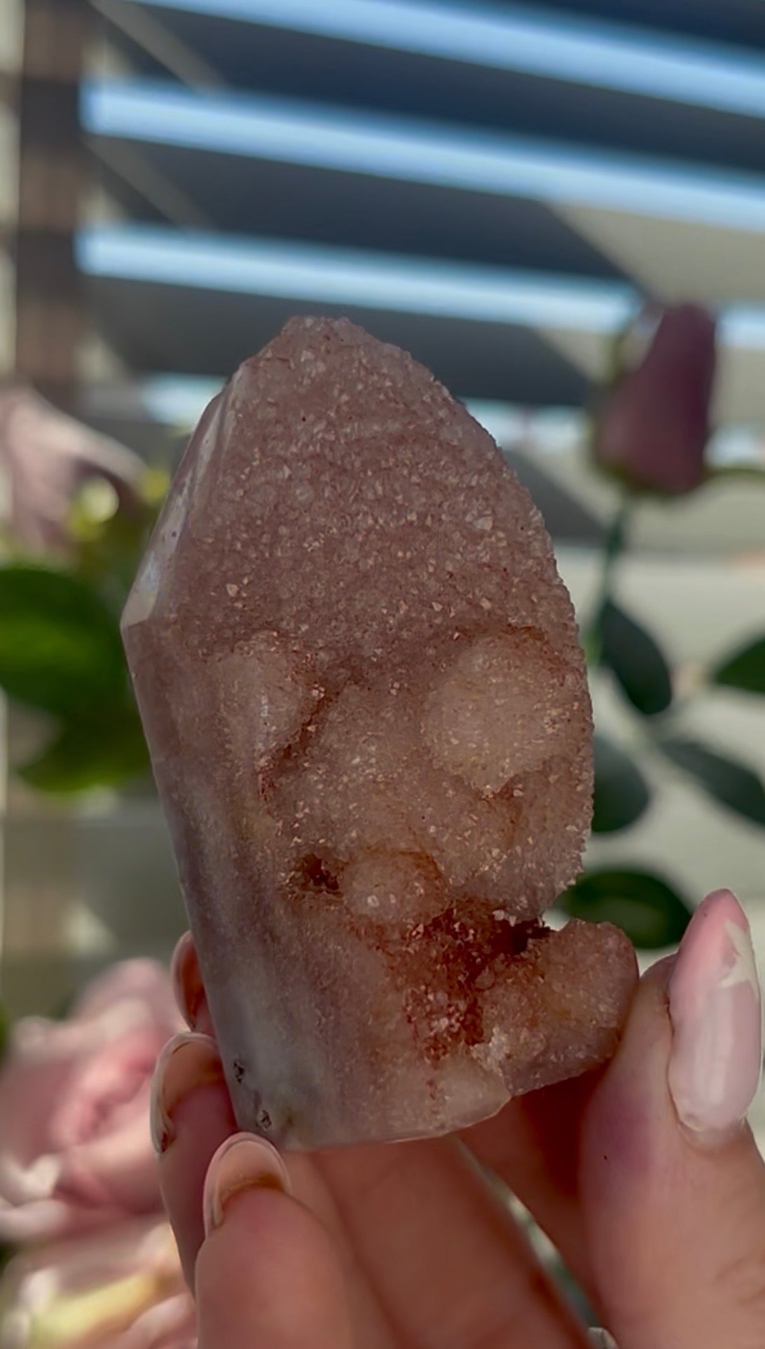Beautiful, Pink amethyst tower