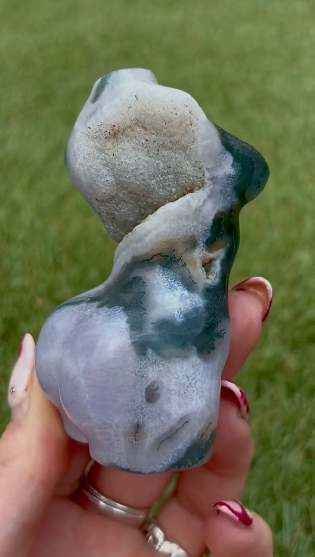 moss agate, curvy, ladies body