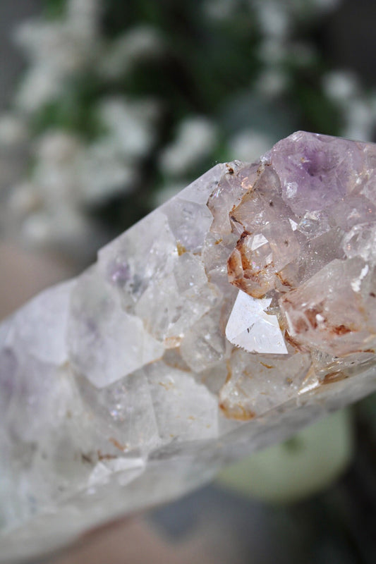 Amethyst agate freeform tower