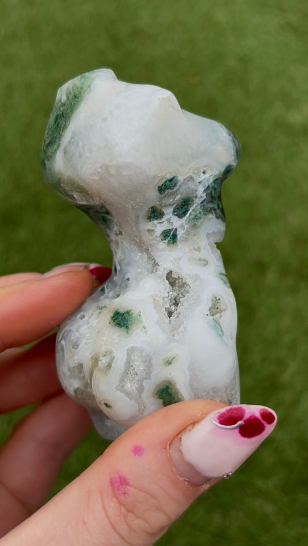 moss agate, curvy, ladies body