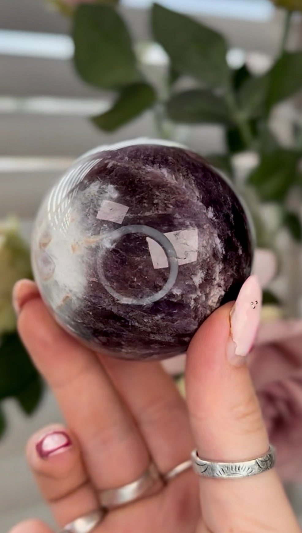 High quality, Dream amethyst sphere