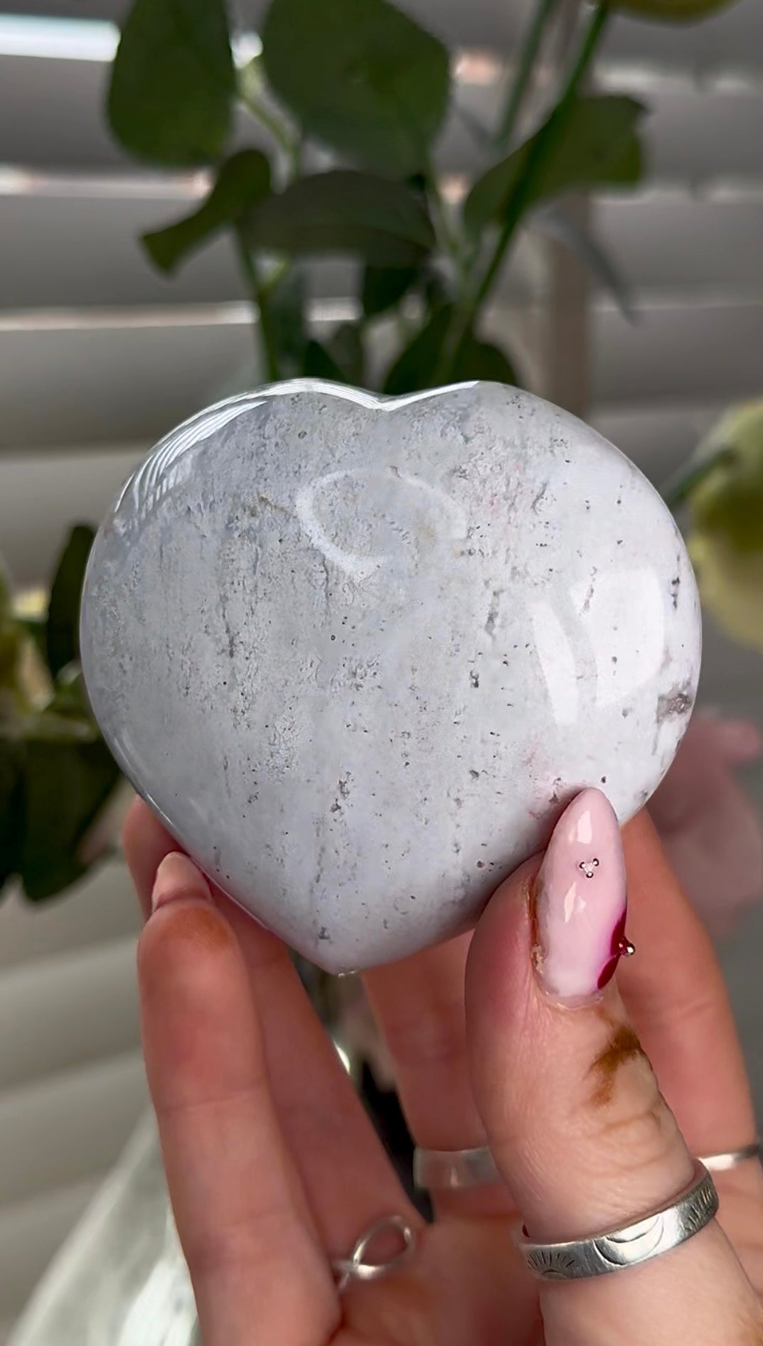 Ocean jasper heart