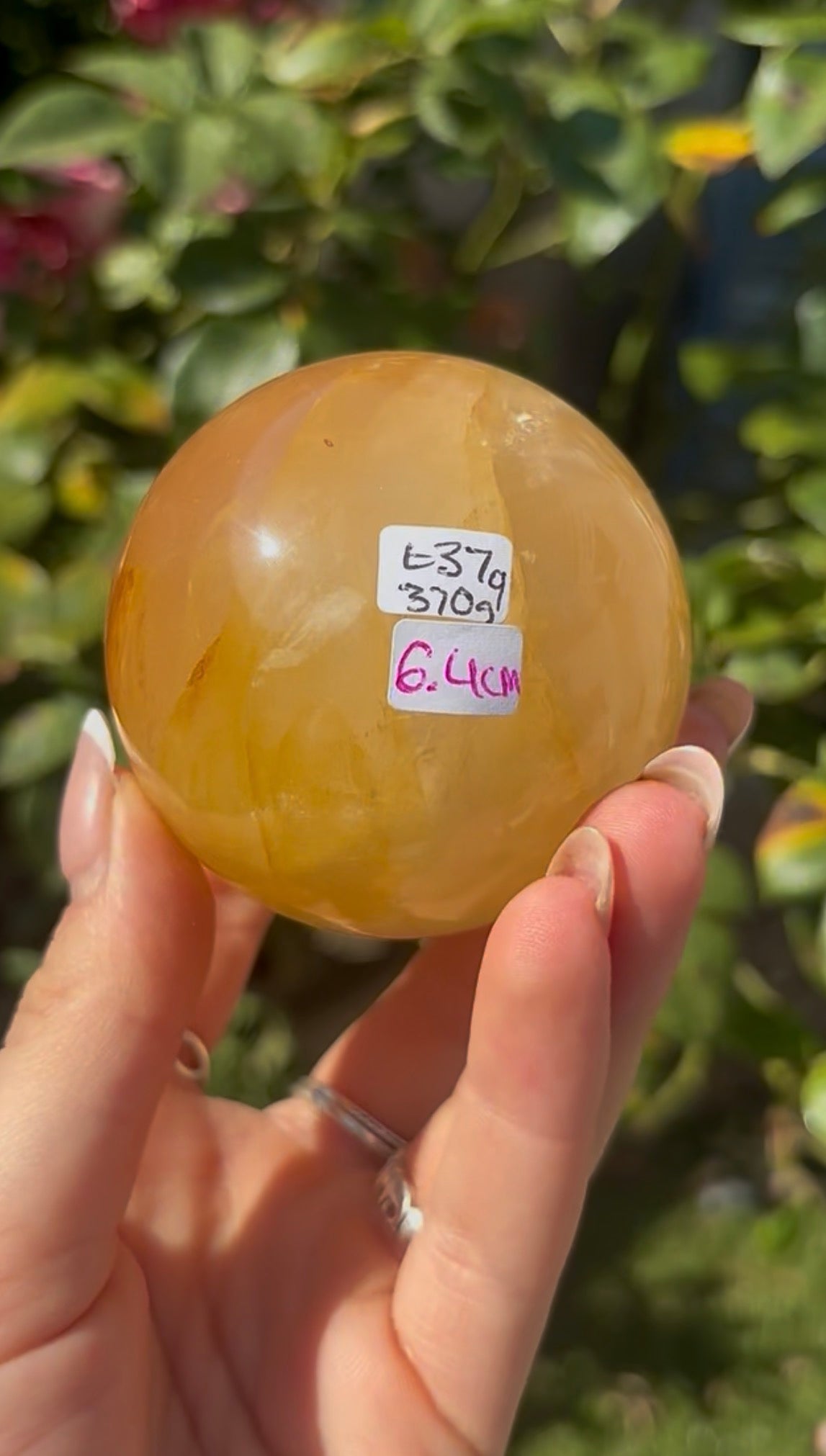 High quality, golden healer, sphere 6.4cm