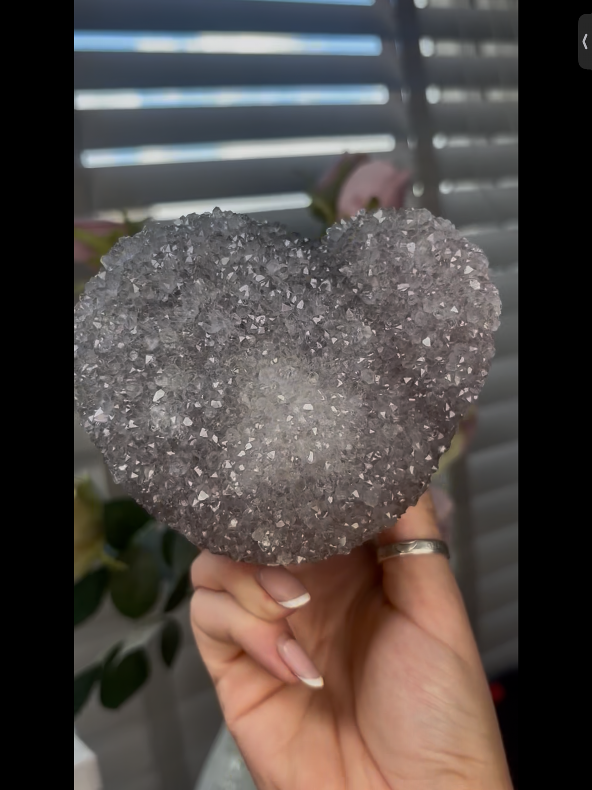 High grade, beautiful, Amethyst agate Freeform/mushroom  1.080kg