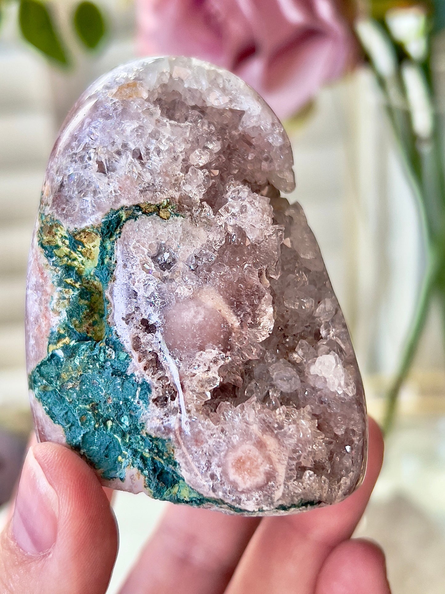 high grade, pink amethyst Freeform