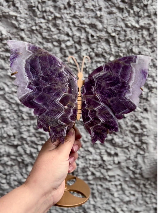 Large, high quality, Dream amethyst butterfly wings