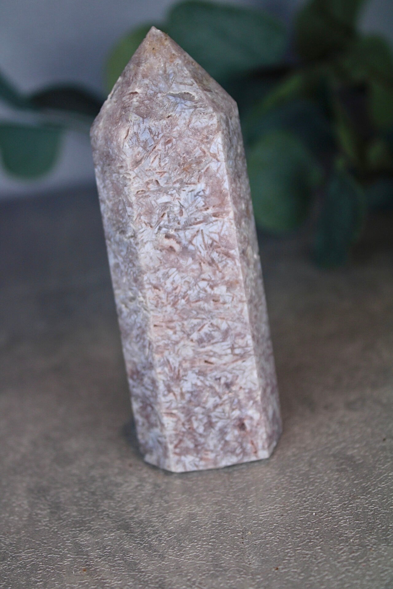 Lavender, rutile, pink amethyst towers from brazil