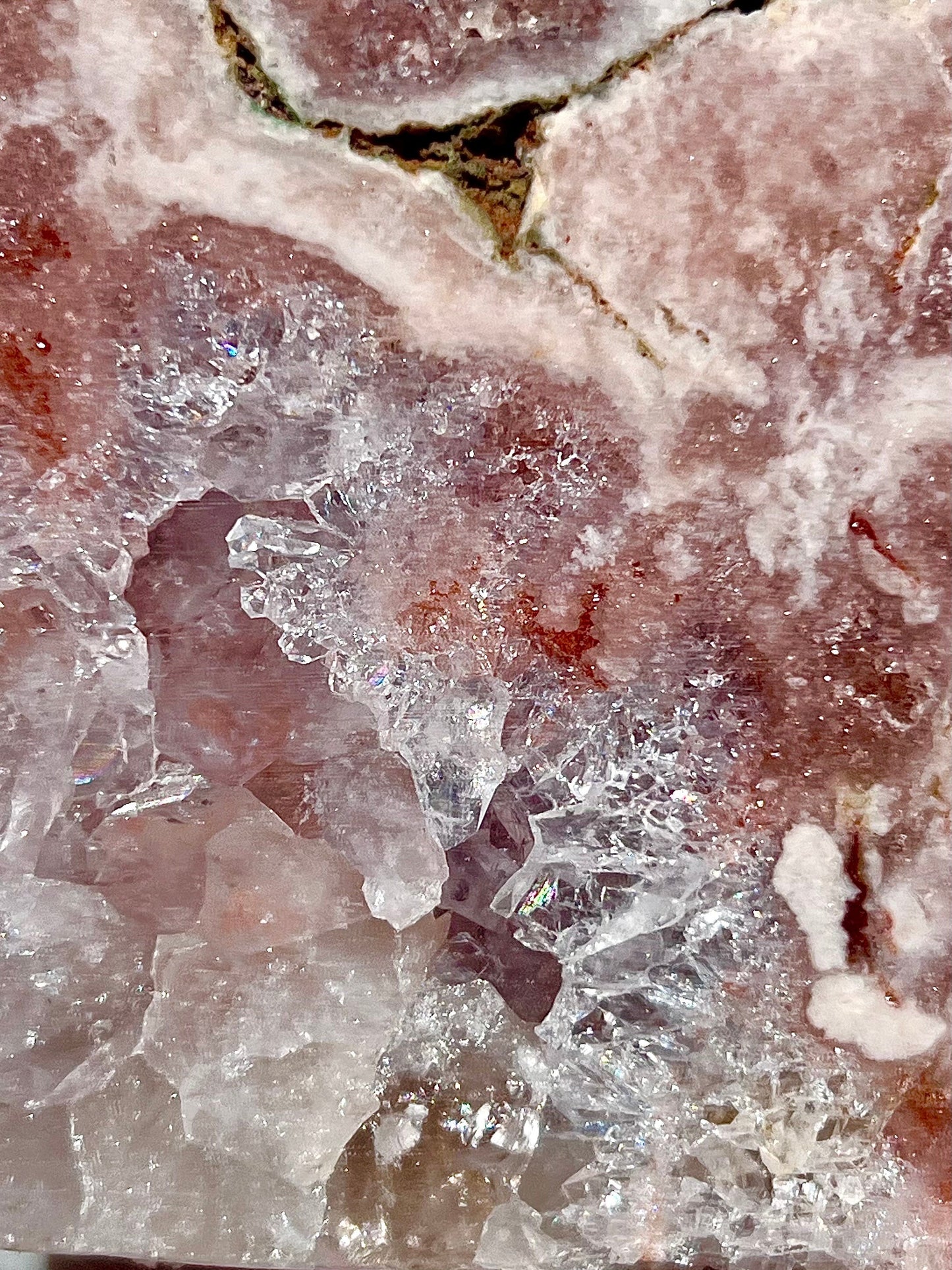 high grade, pink amethyst, Chonky, slab