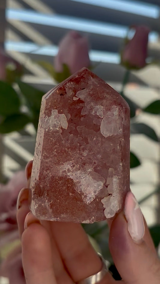 Beautiful, Pink amethyst tower