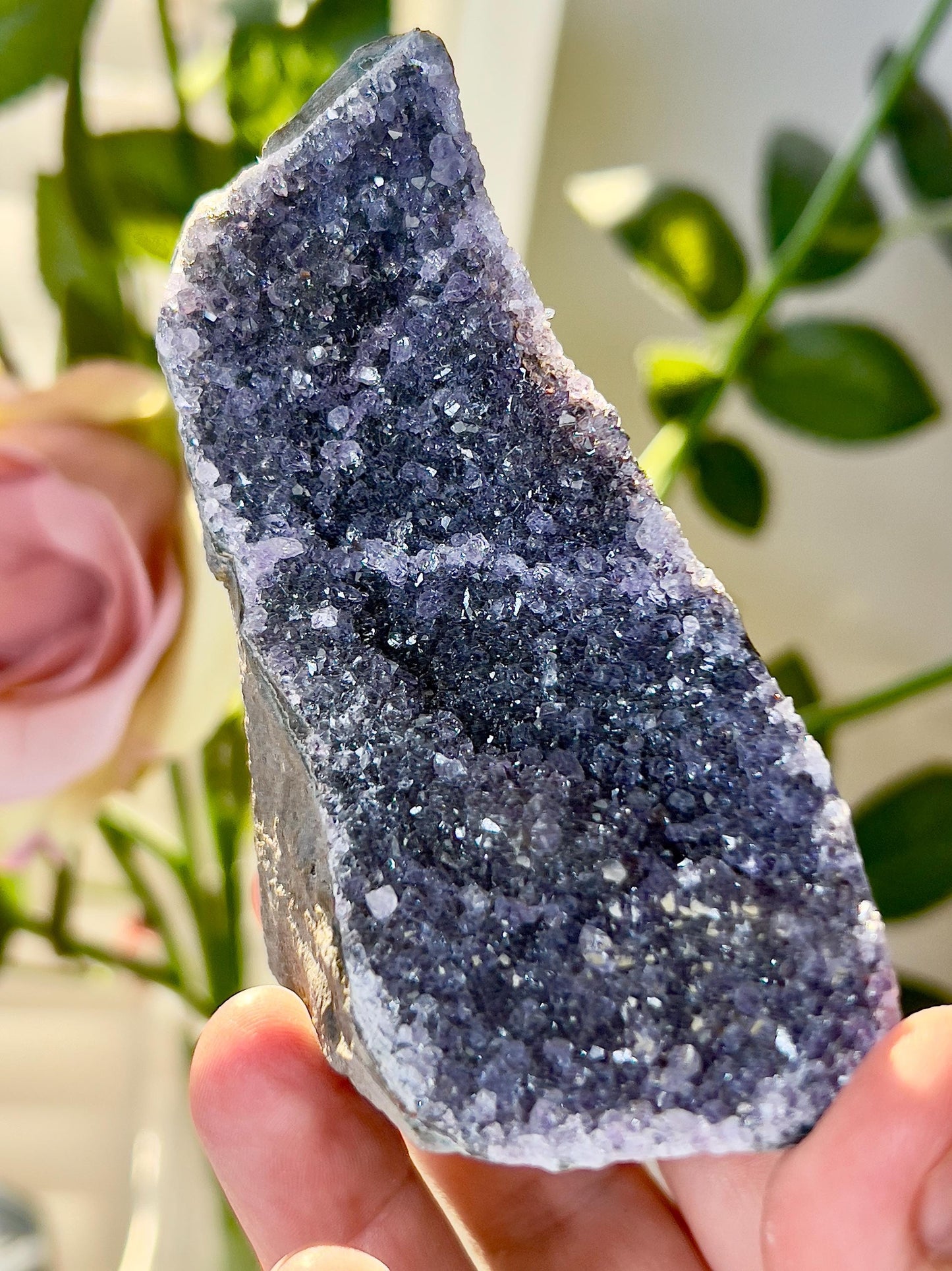 amethyst cutbase freeform 165G 8CM(H) 5CM(W)