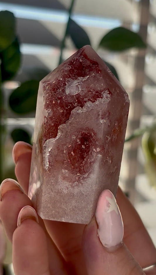 Beautiful, Pink amethyst tower