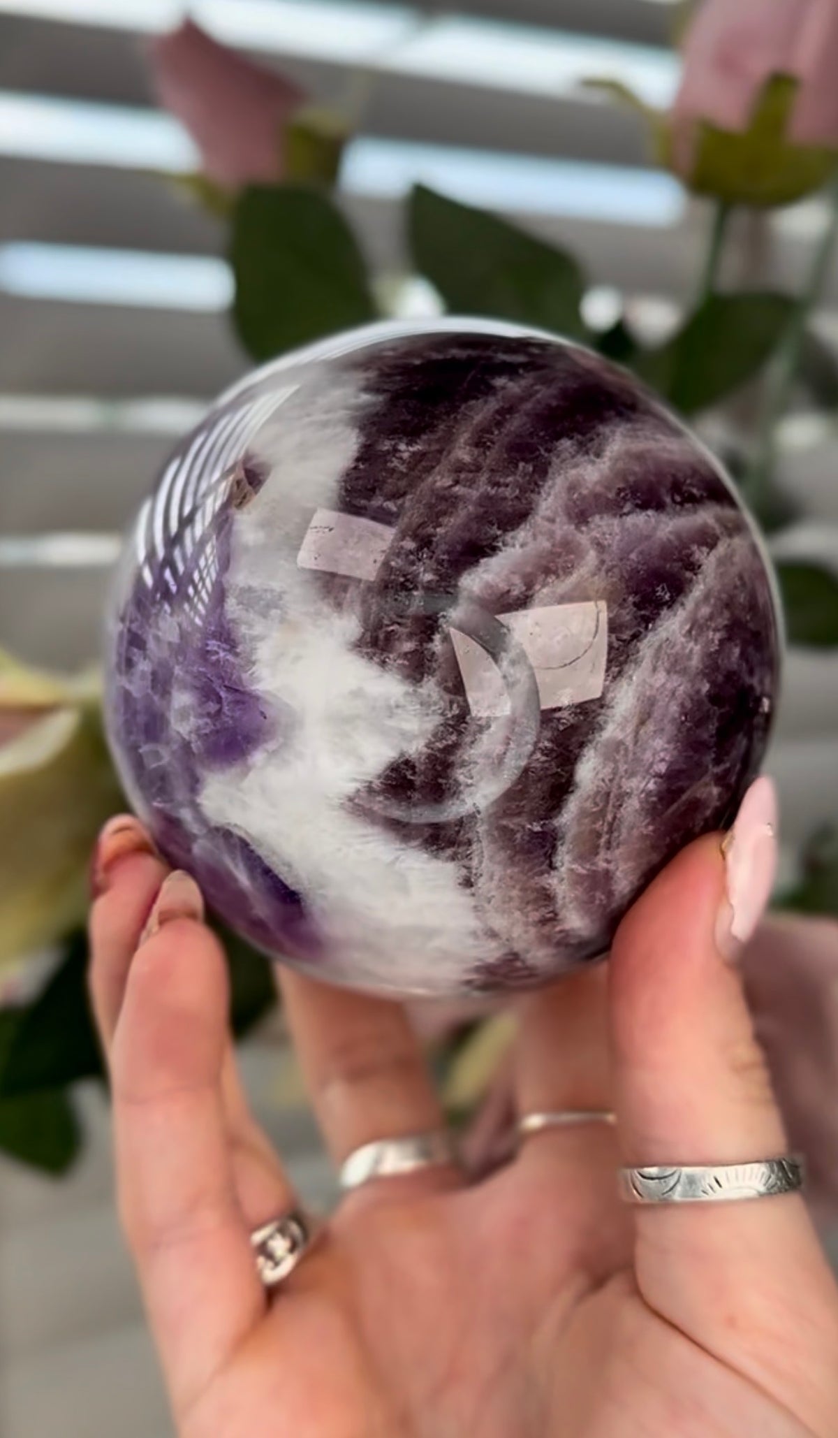 High quality, Dream amethyst sphere