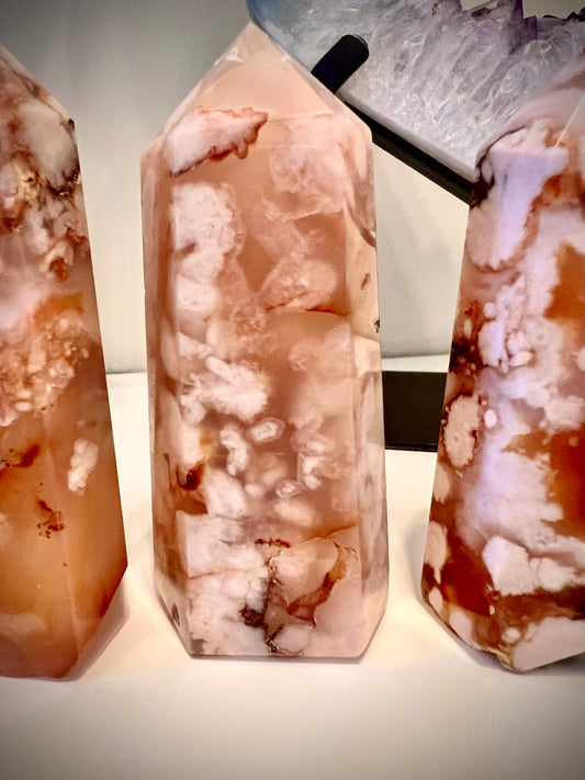 Extra quality carnelian x flower agate