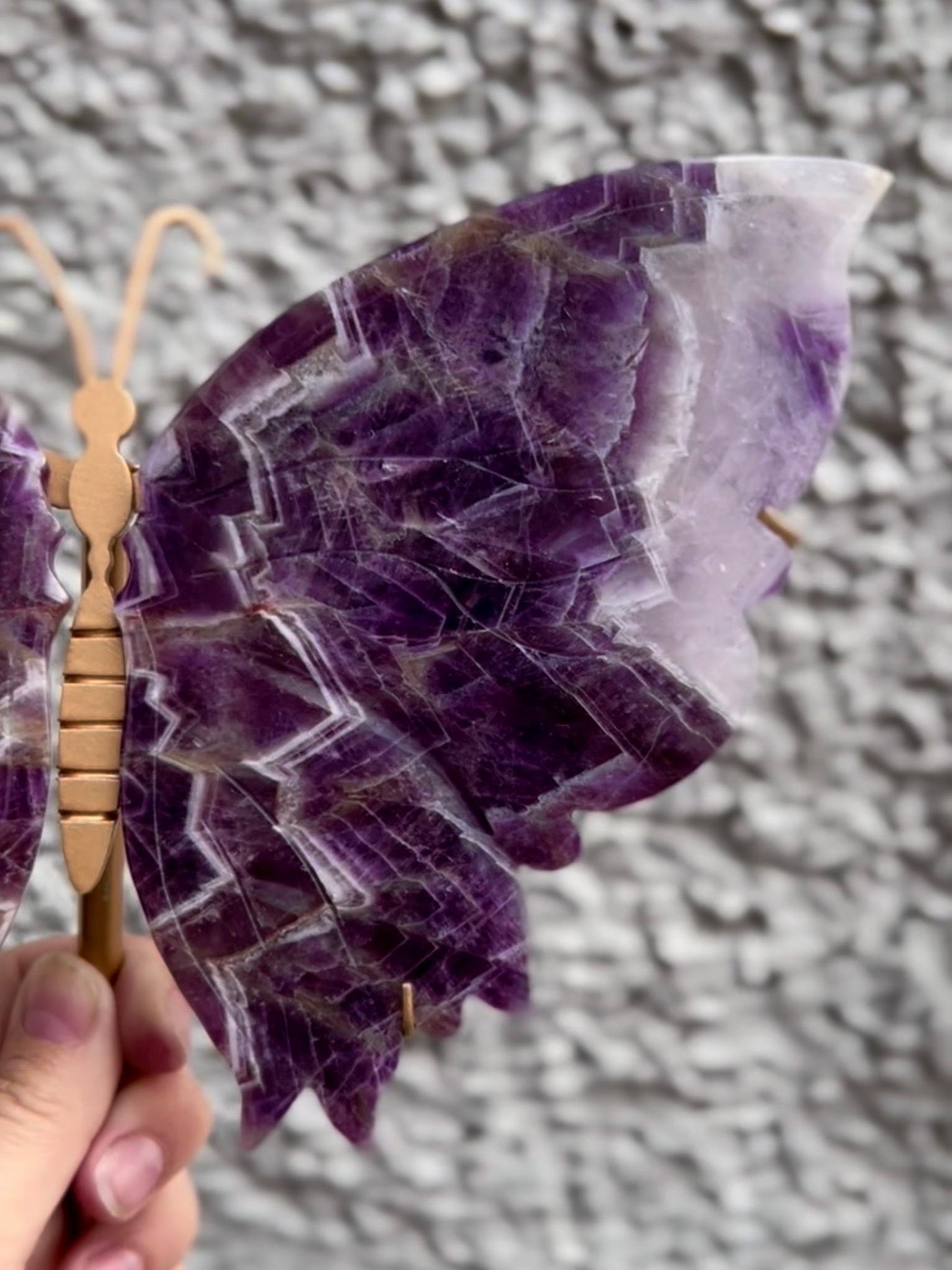 Large, high quality, Dream amethyst butterfly wings