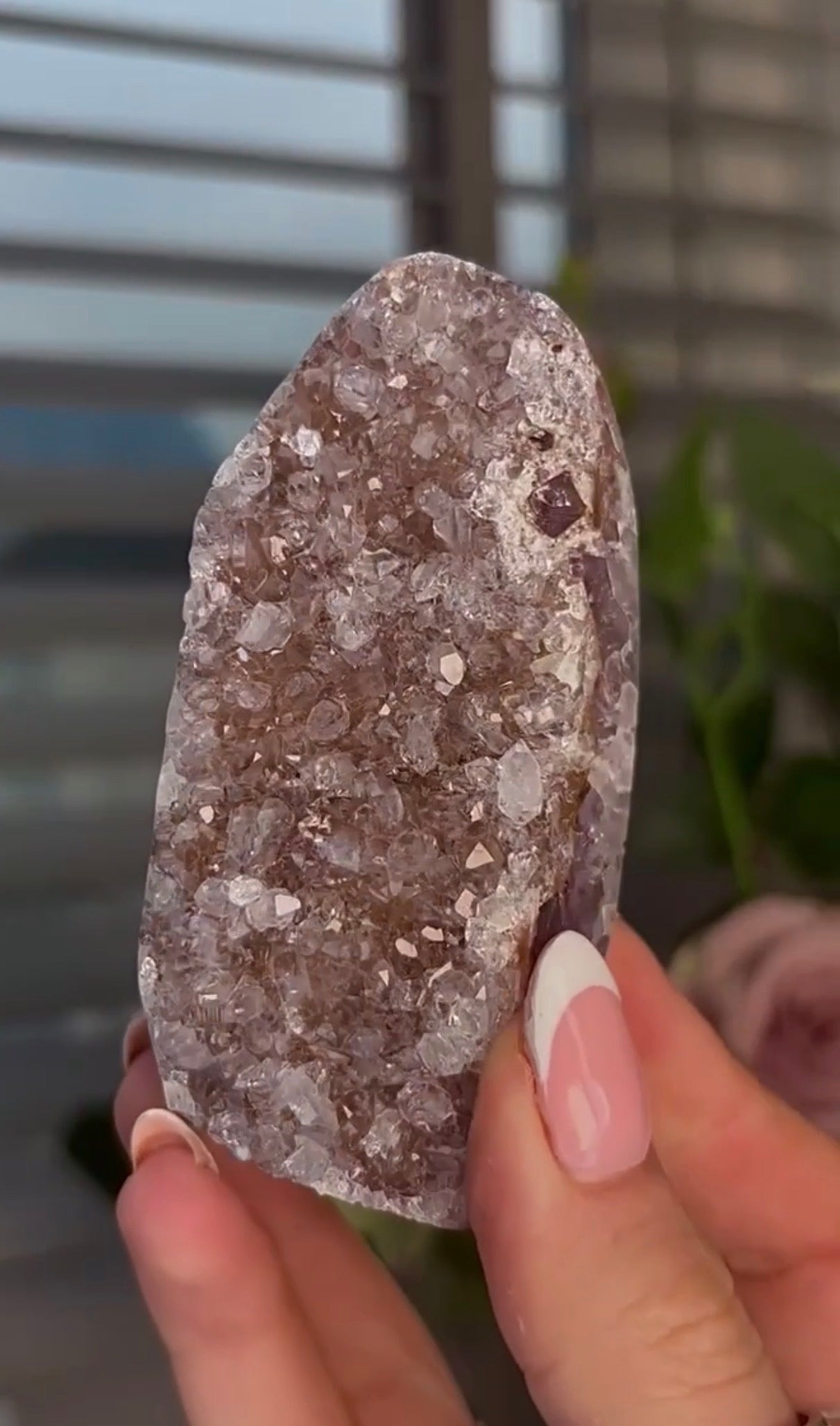 rainbow amethyst agate cutbase