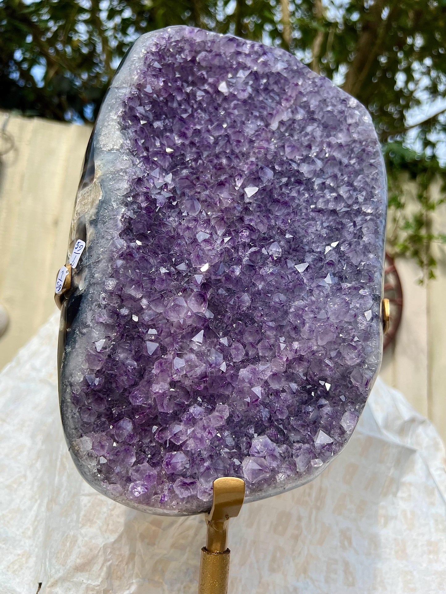Large, statement, Amethyst on spinning stand 5.840kg