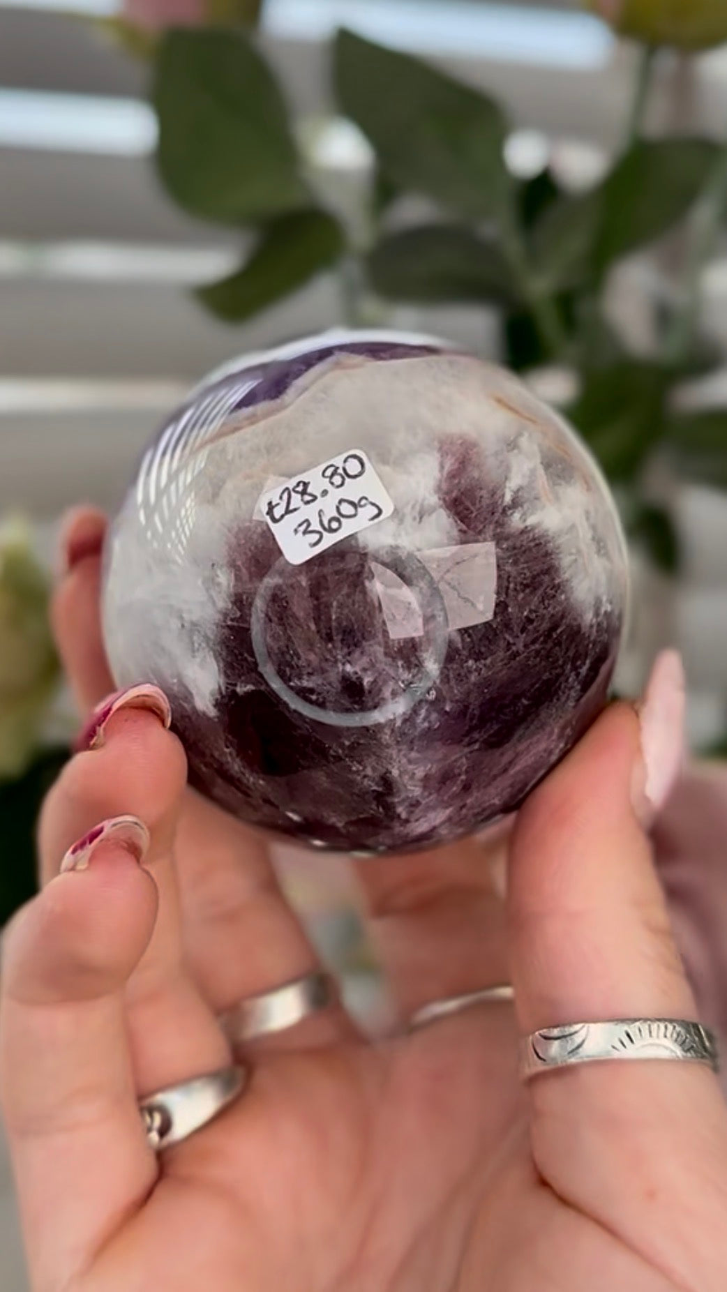 High quality, Dream amethyst sphere
