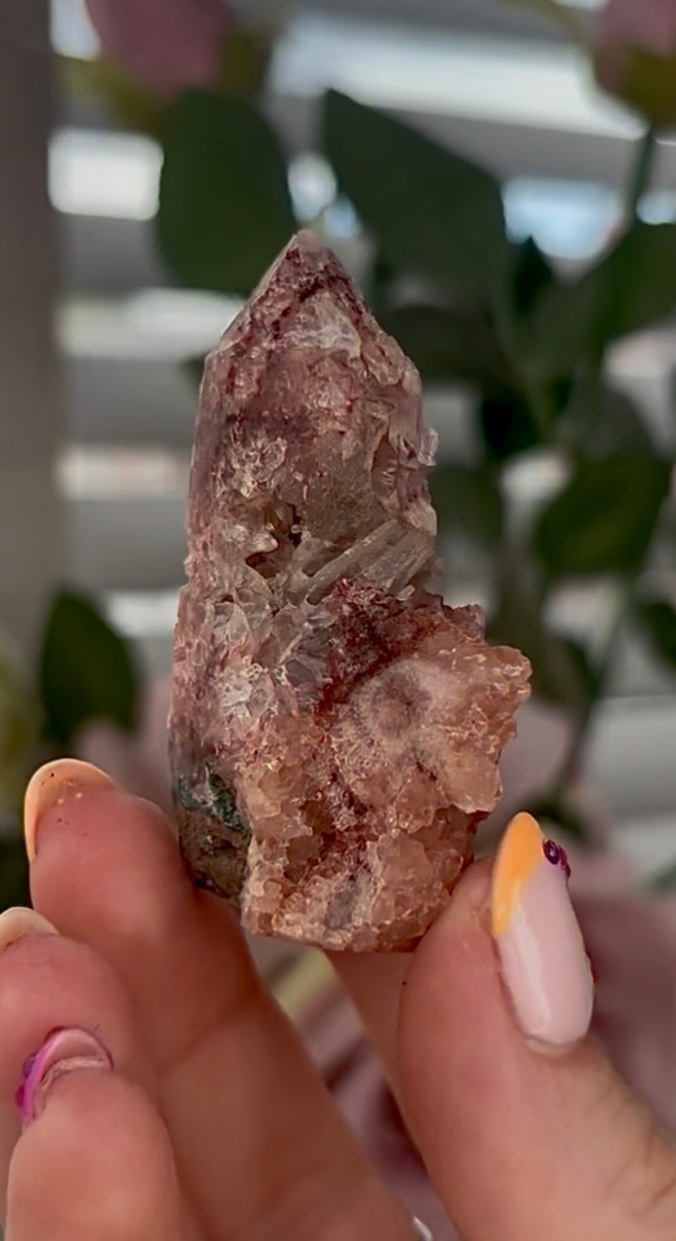 Mini Pink amethyst tower