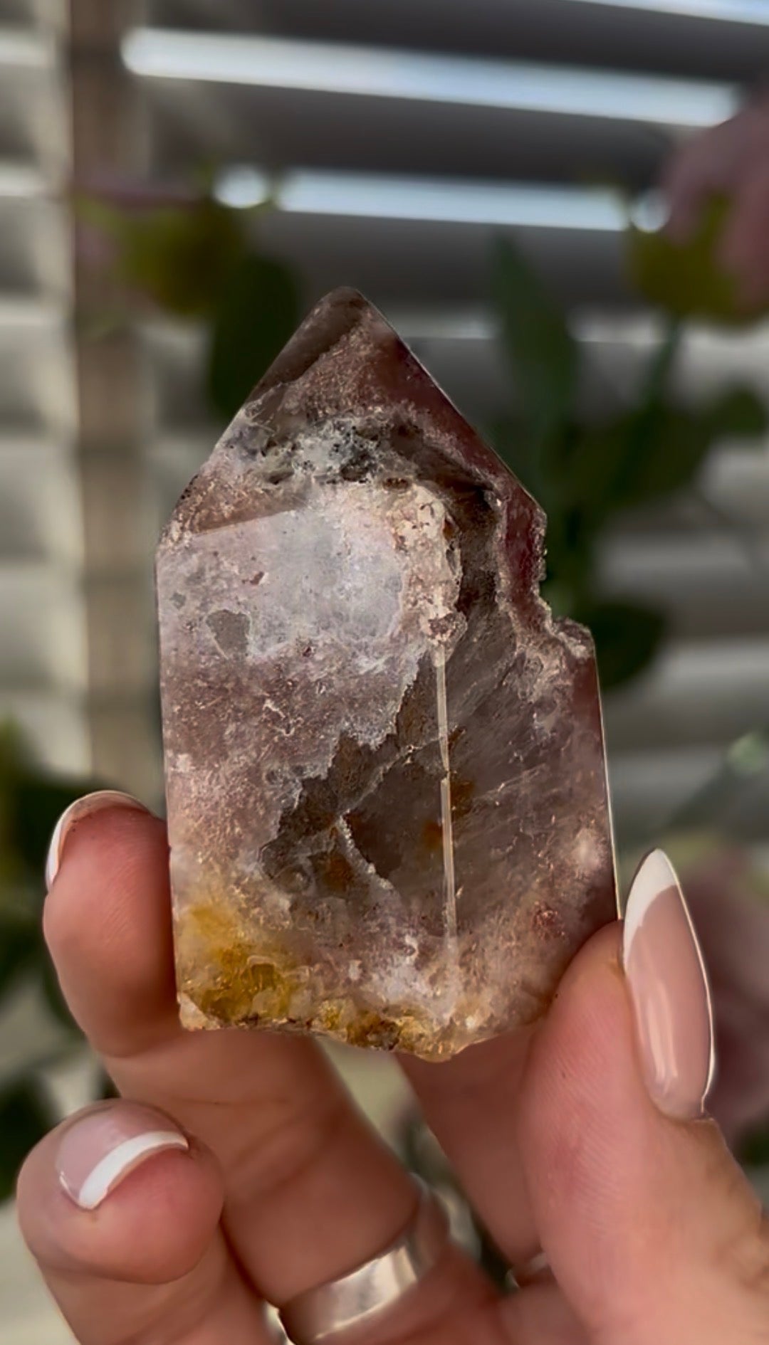 Cute, Pink amethyst tower