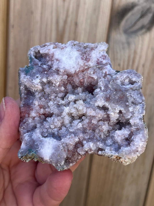 high quality, super druzy, pink amethyst geode, slab