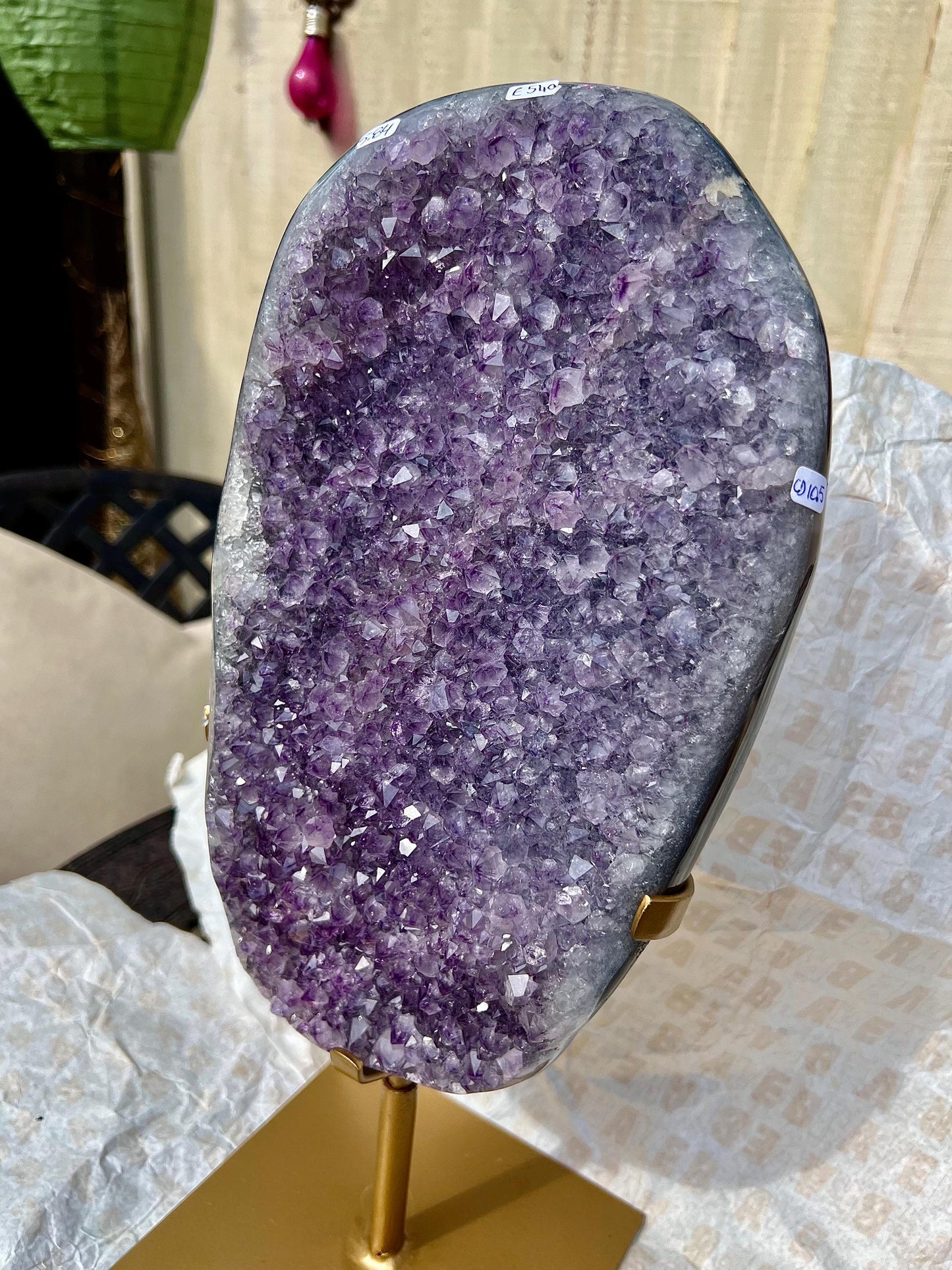 Large, statement, Amethyst on spinning stand 5.840kg
