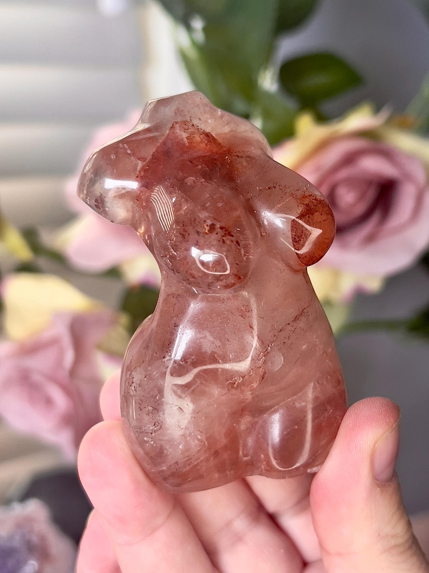 High grade, fire quartz curvy lady