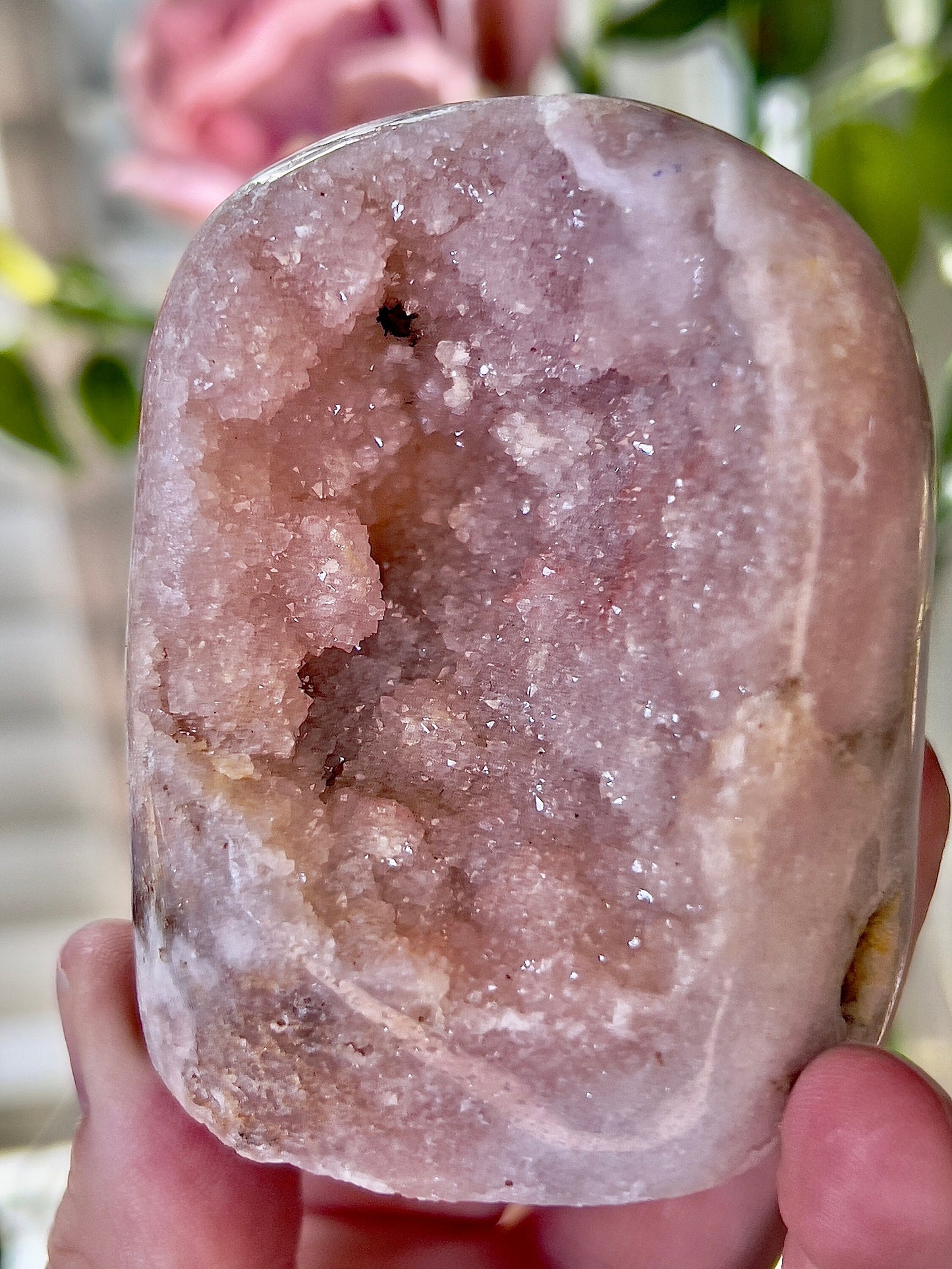 High quality, pink amethyst Freeform