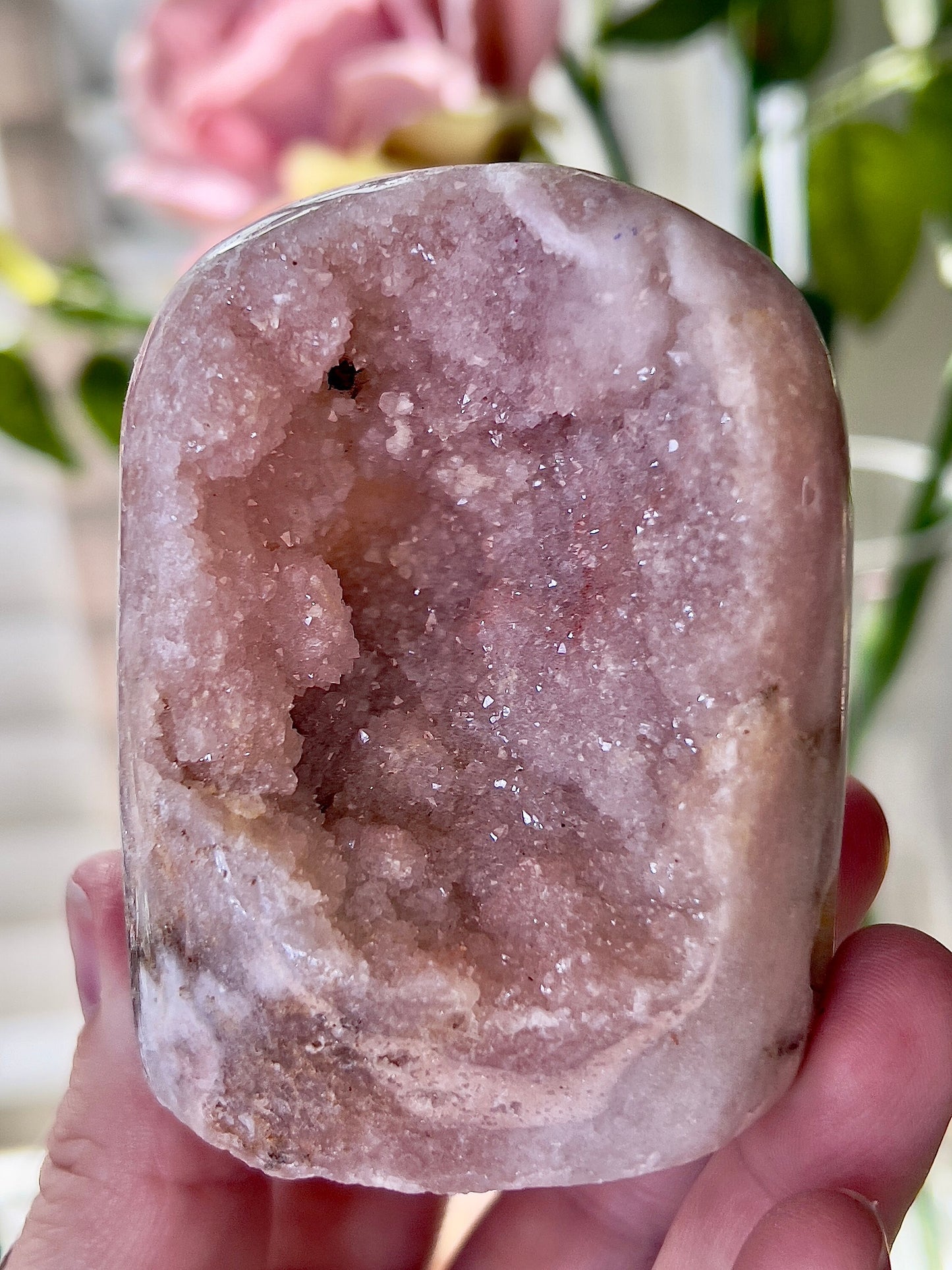 High quality, pink amethyst Freeform