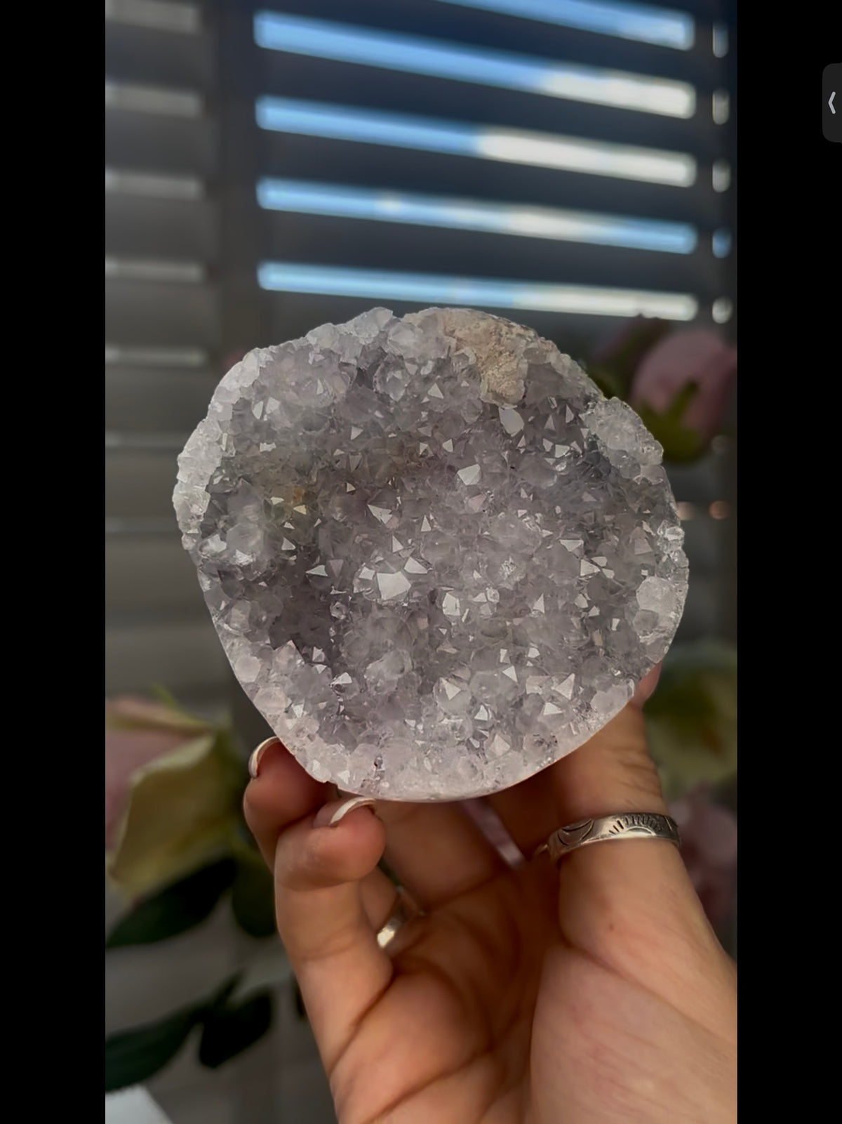 High grade, beautiful, Amethyst agate Freeform/mushroom 405g