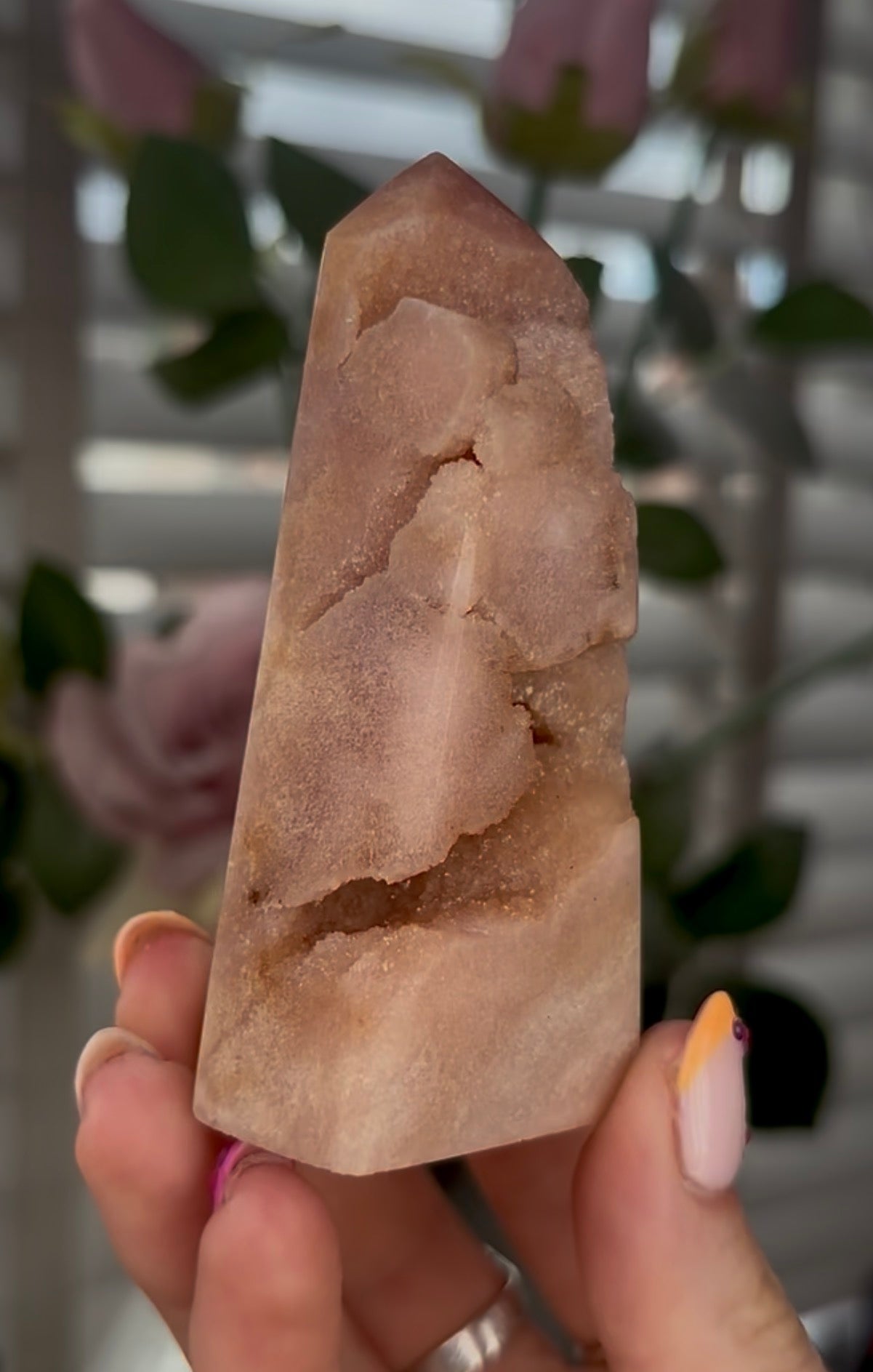 Beautiful, Pink amethyst tower