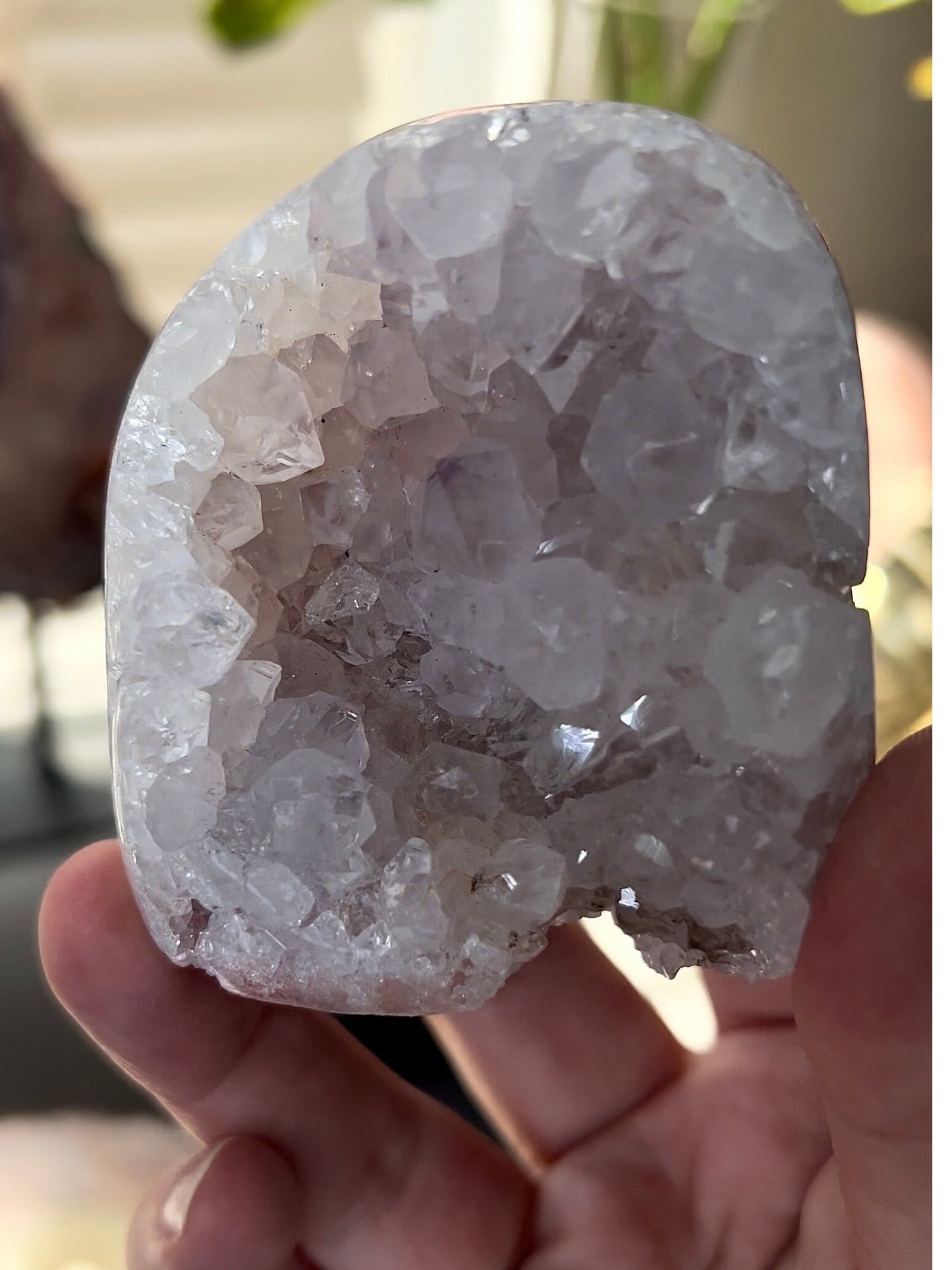 Chonky, quartz, pink amethyst Freeform