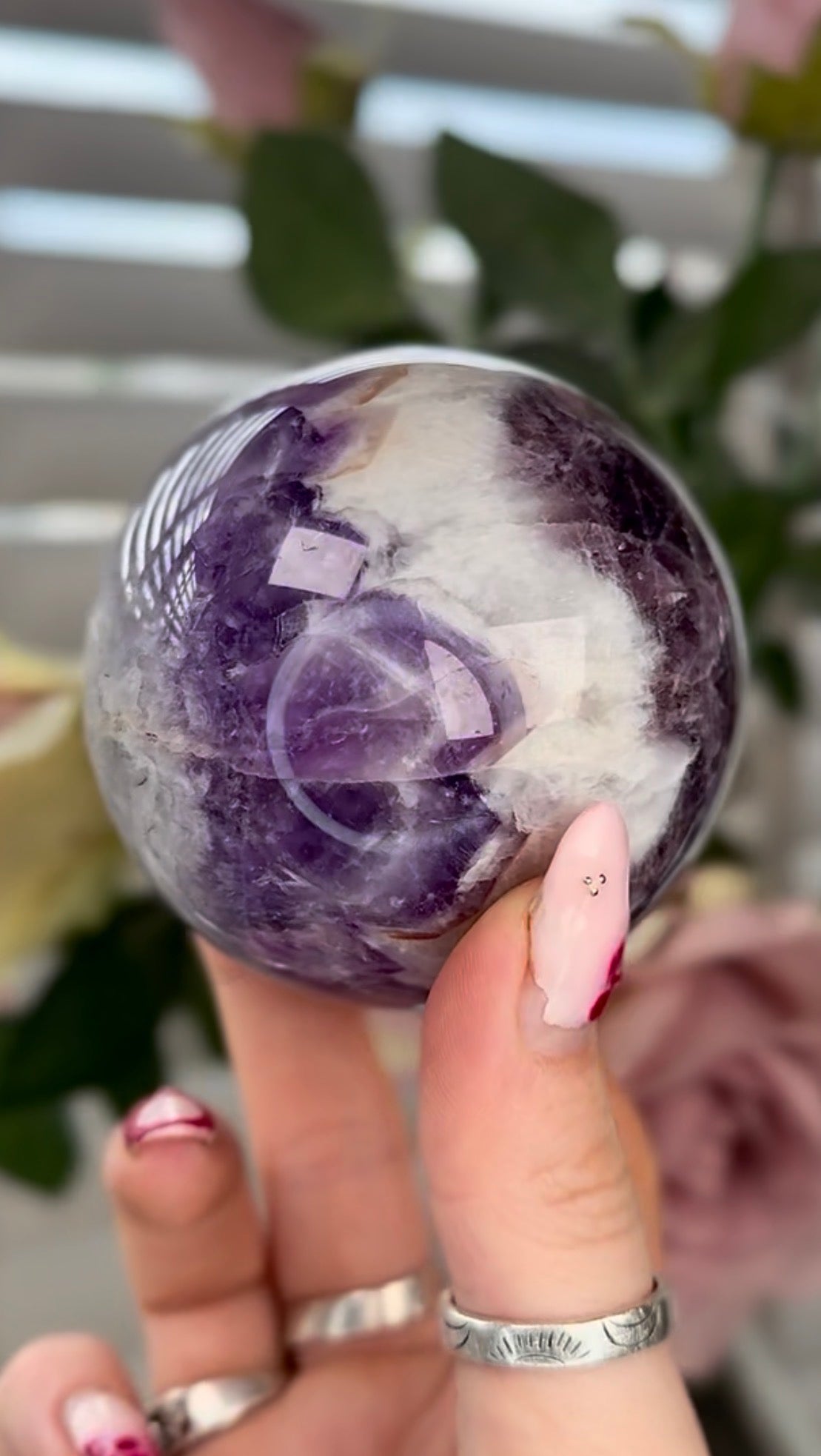 High quality, Dream amethyst sphere