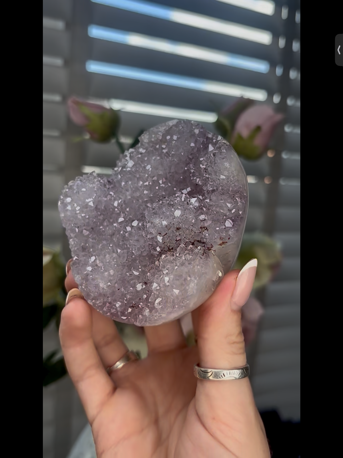 High grade, beautiful, Amethyst agate Freeform/mushroom 445g