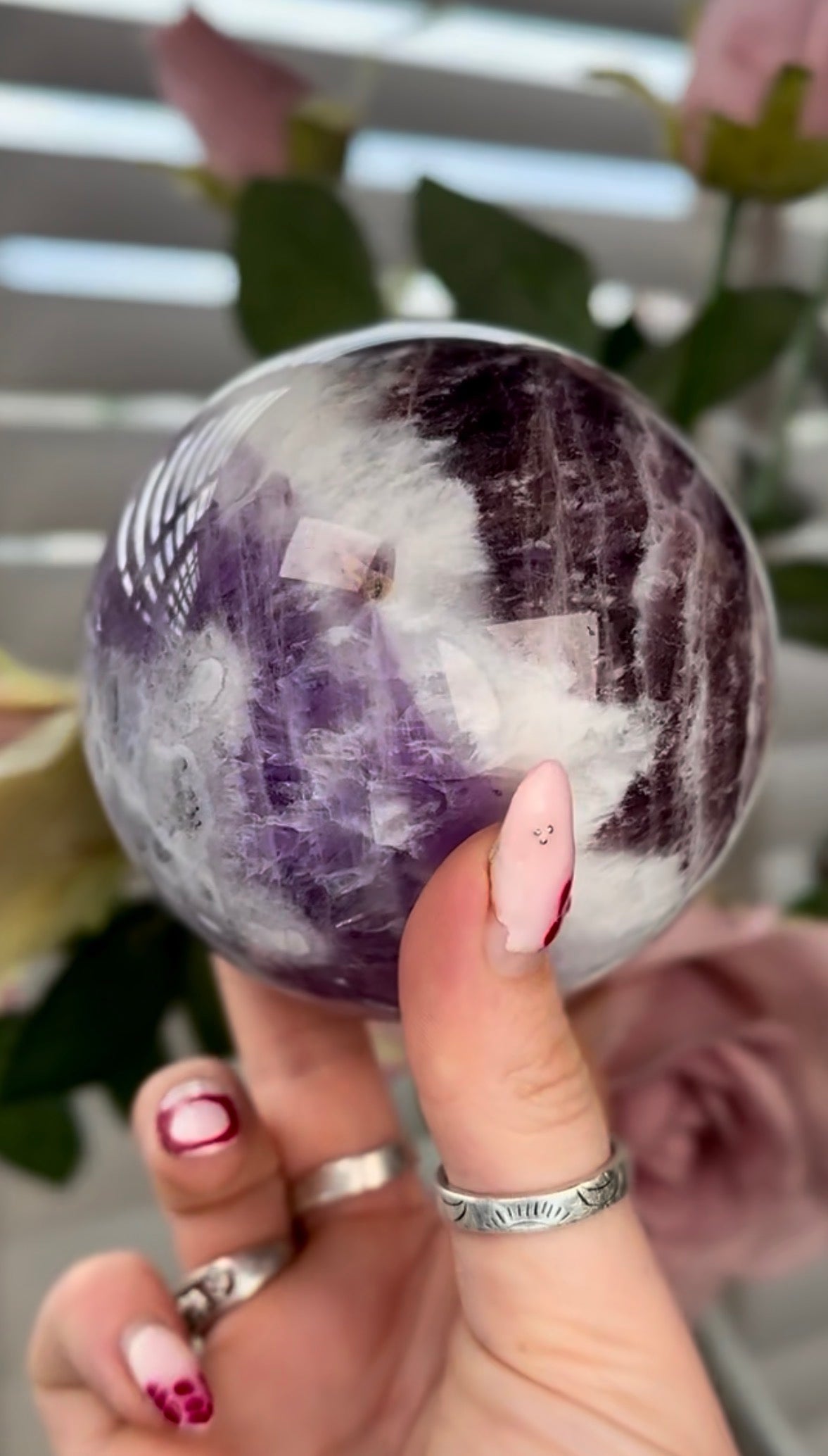 High quality, Dream amethyst sphere