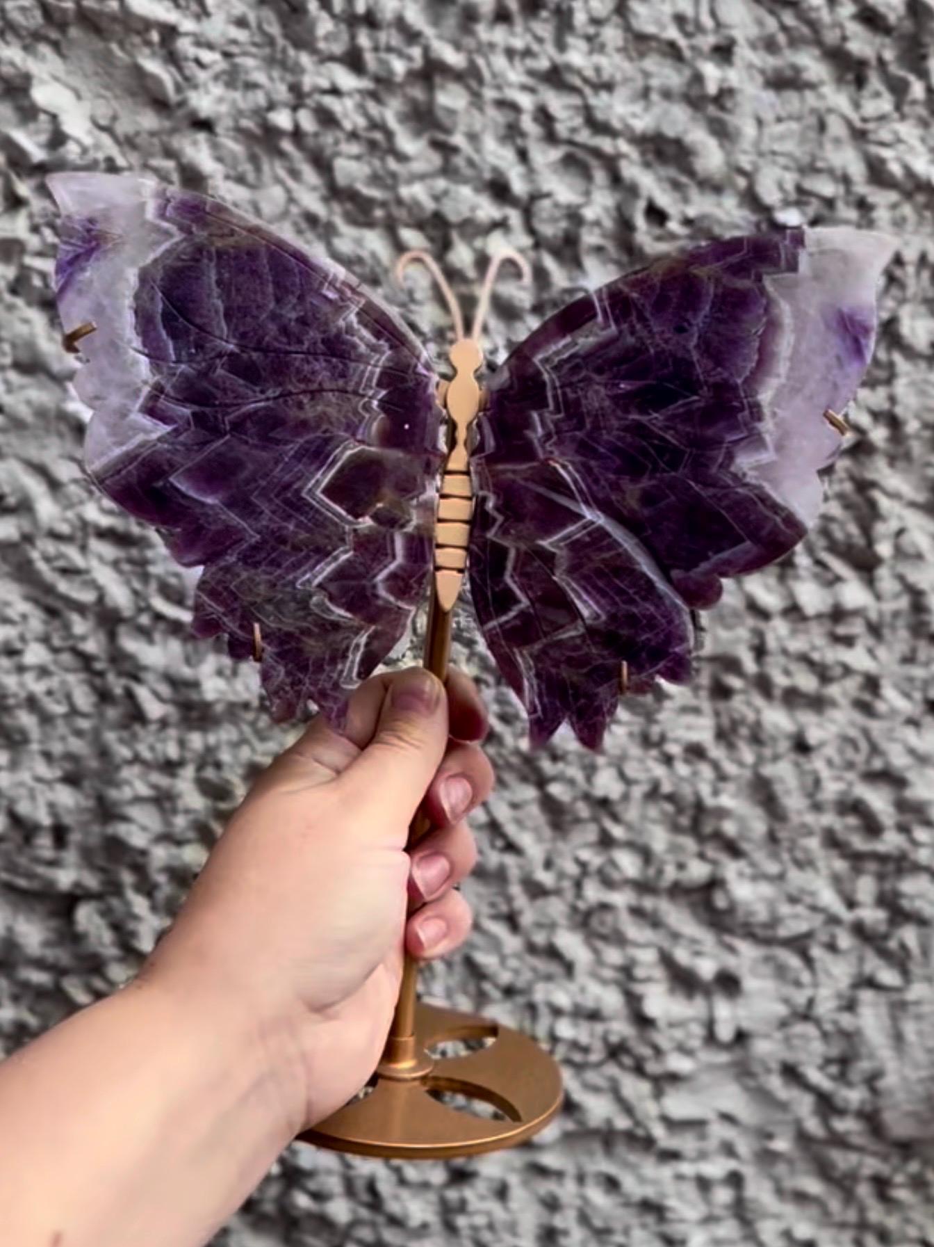 Large, high quality, Dream amethyst butterfly wings
