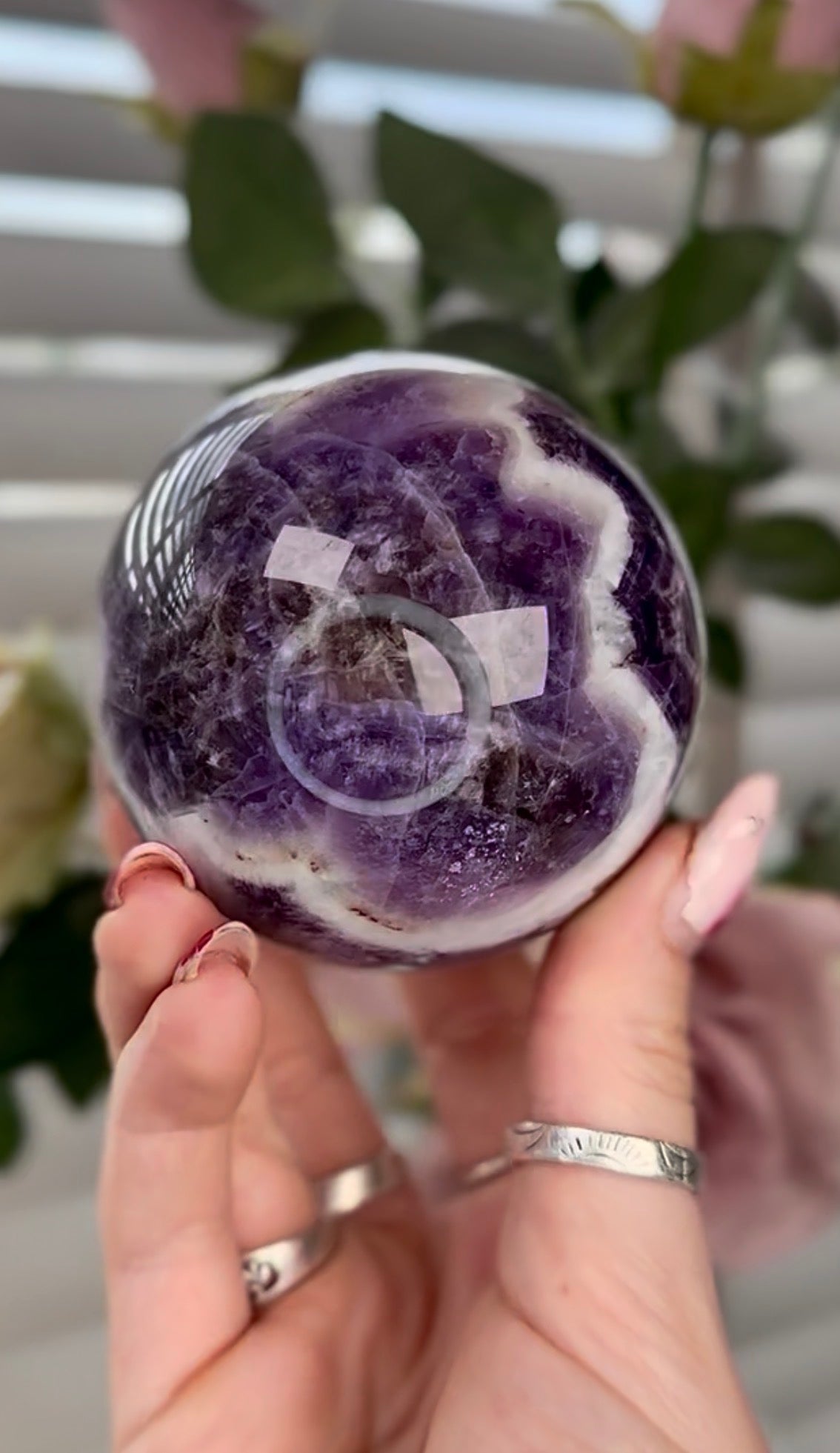 High quality, Dream amethyst sphere
