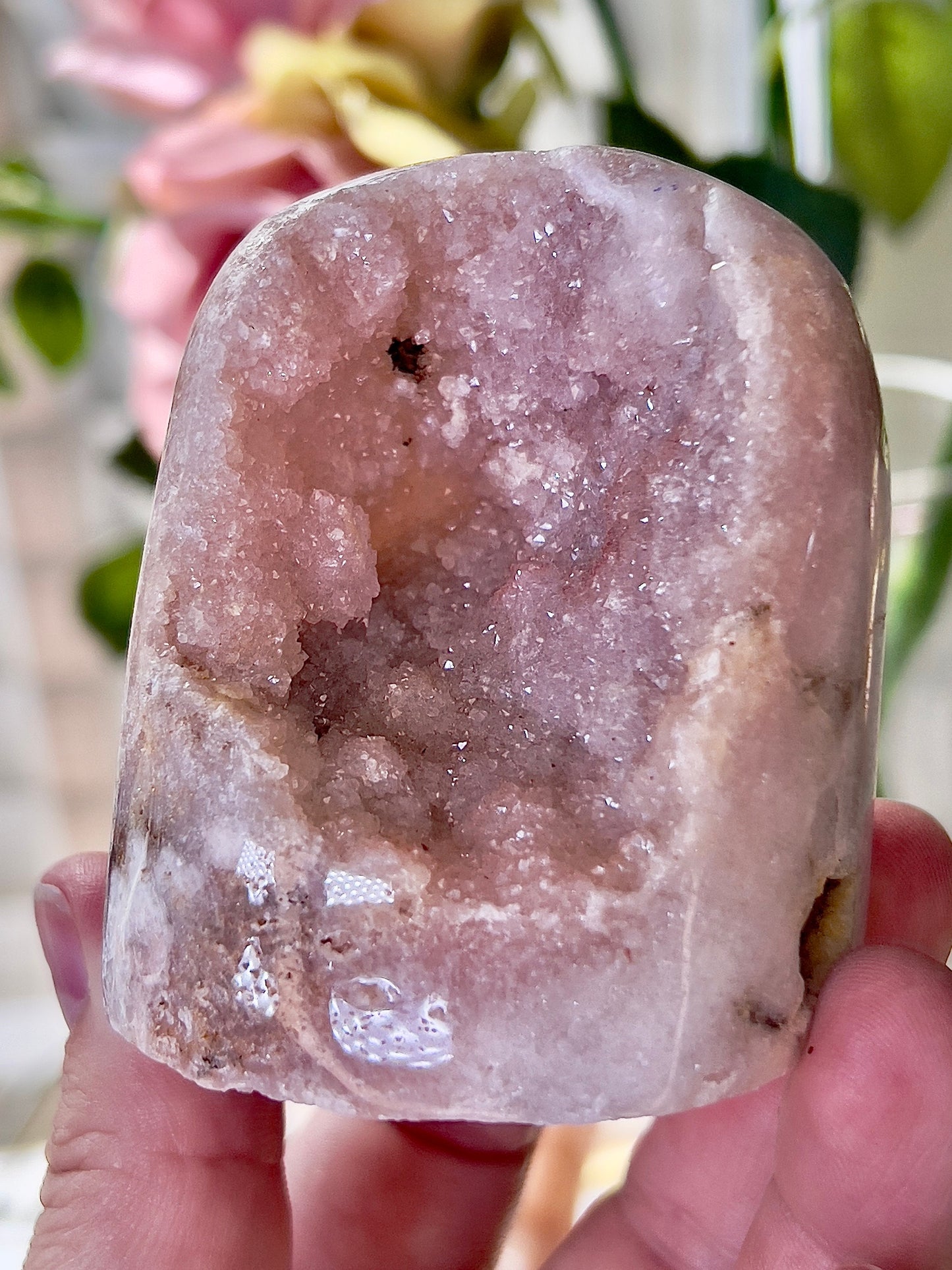 High quality, pink amethyst Freeform