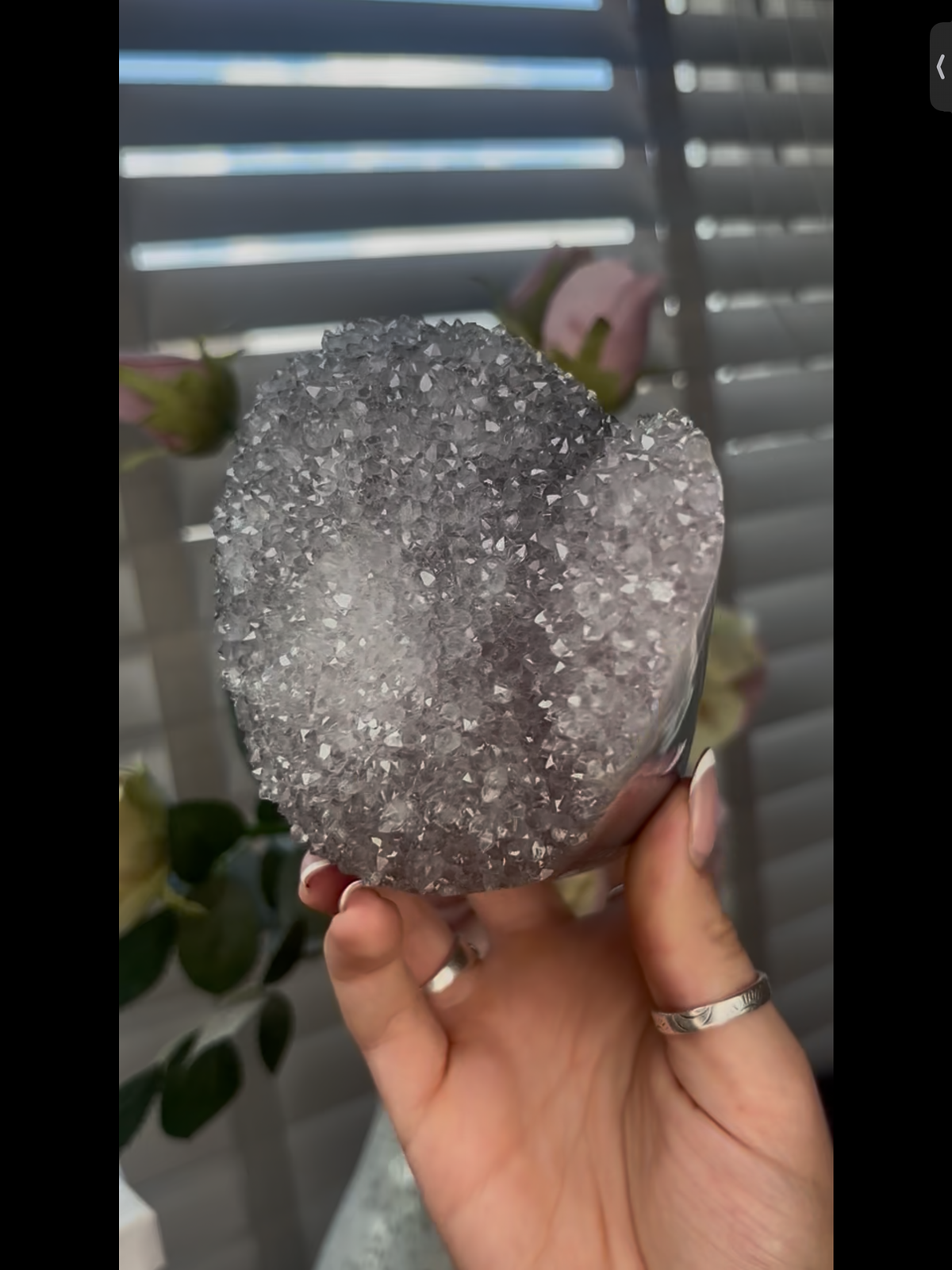 High grade, beautiful, Amethyst agate Freeform/mushroom  1.080kg