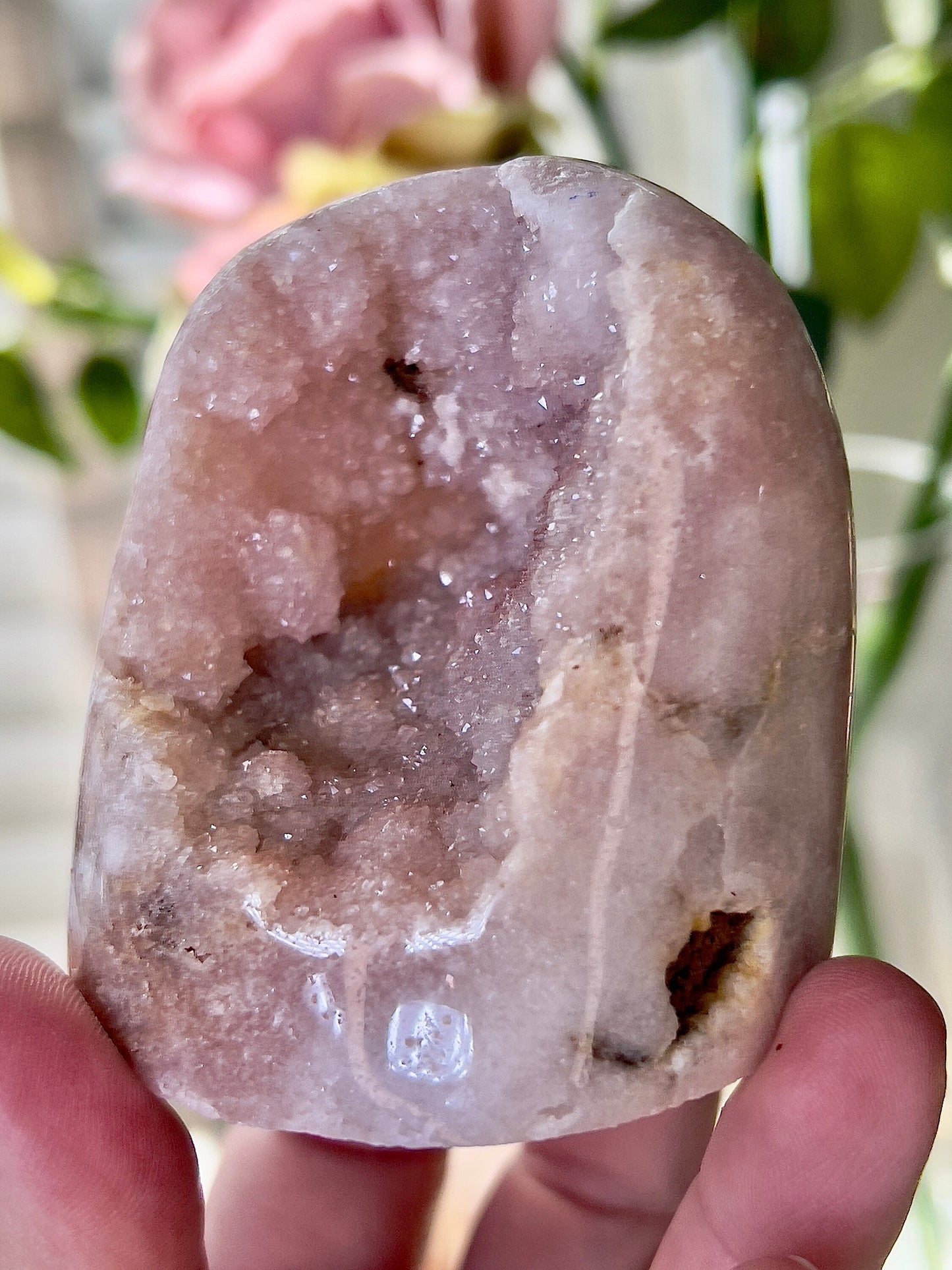 High quality, pink amethyst Freeform