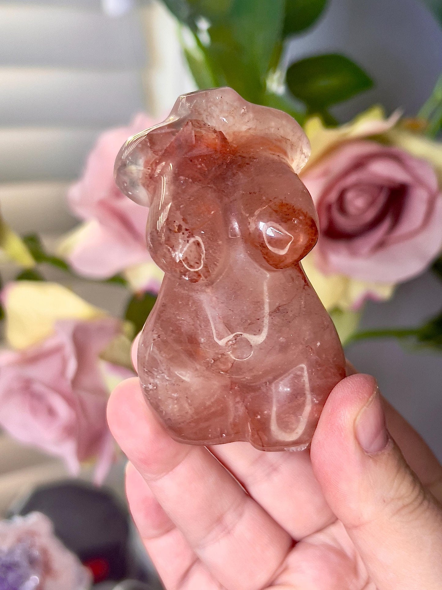 High grade, fire quartz curvy lady