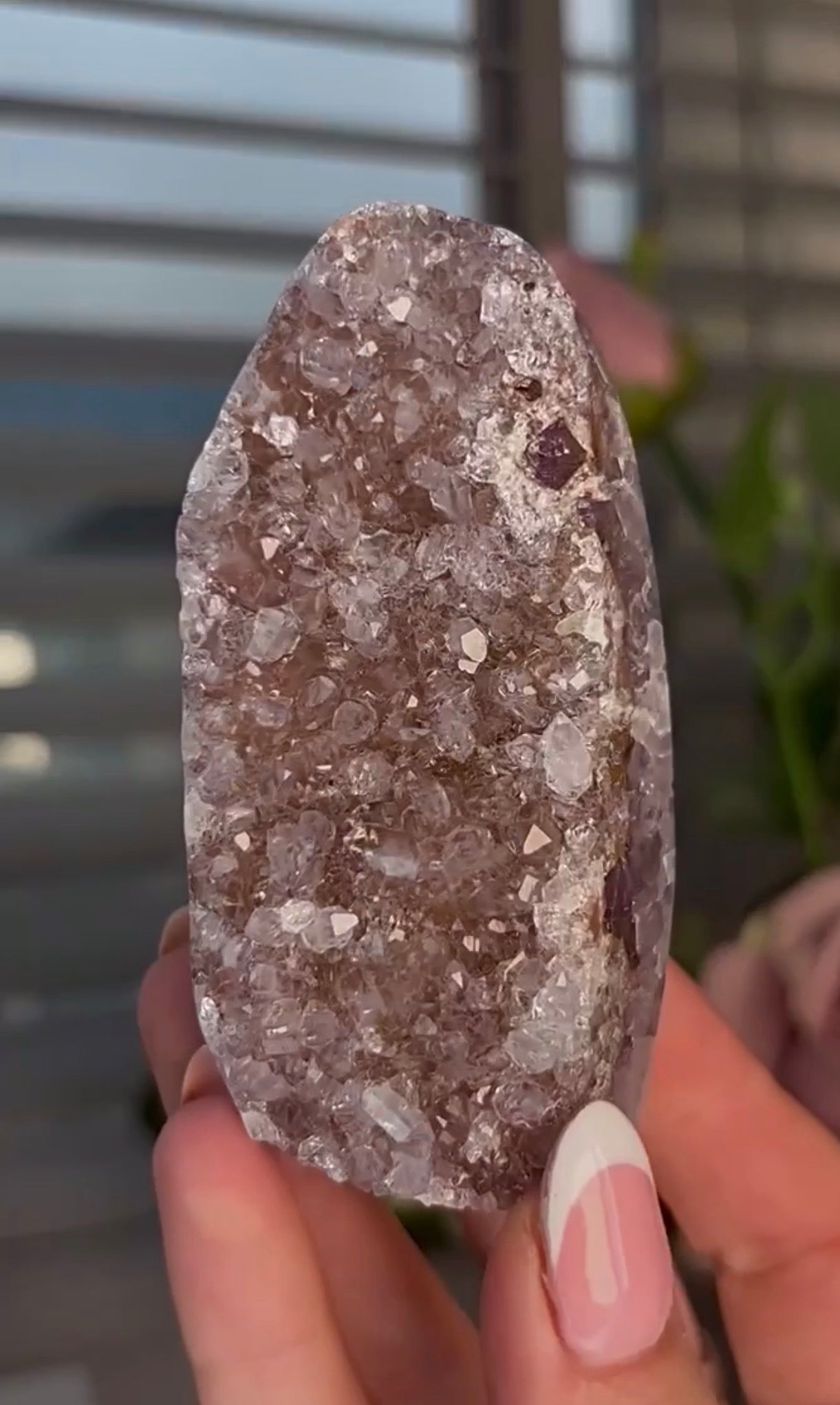 rainbow amethyst agate cutbase