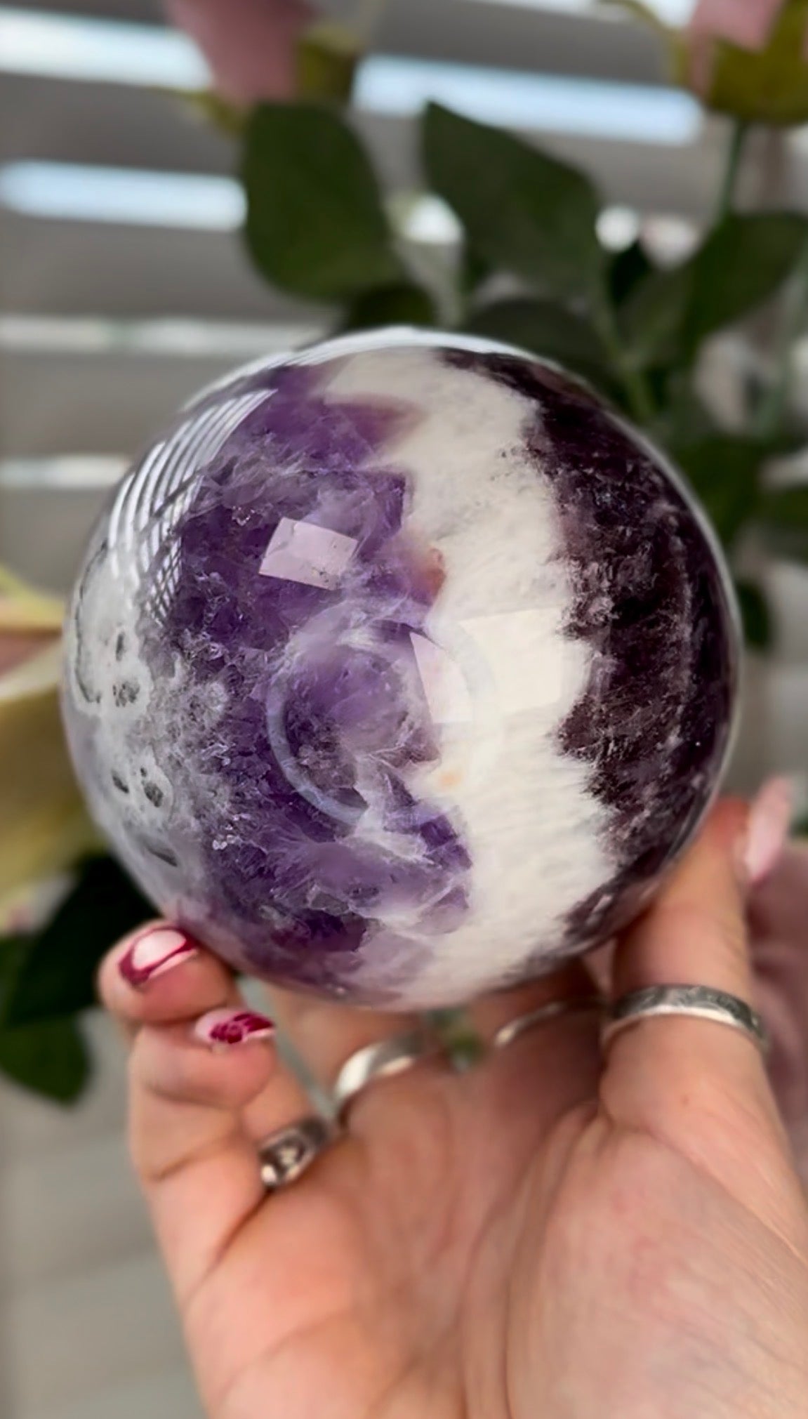 High quality, Dream amethyst sphere