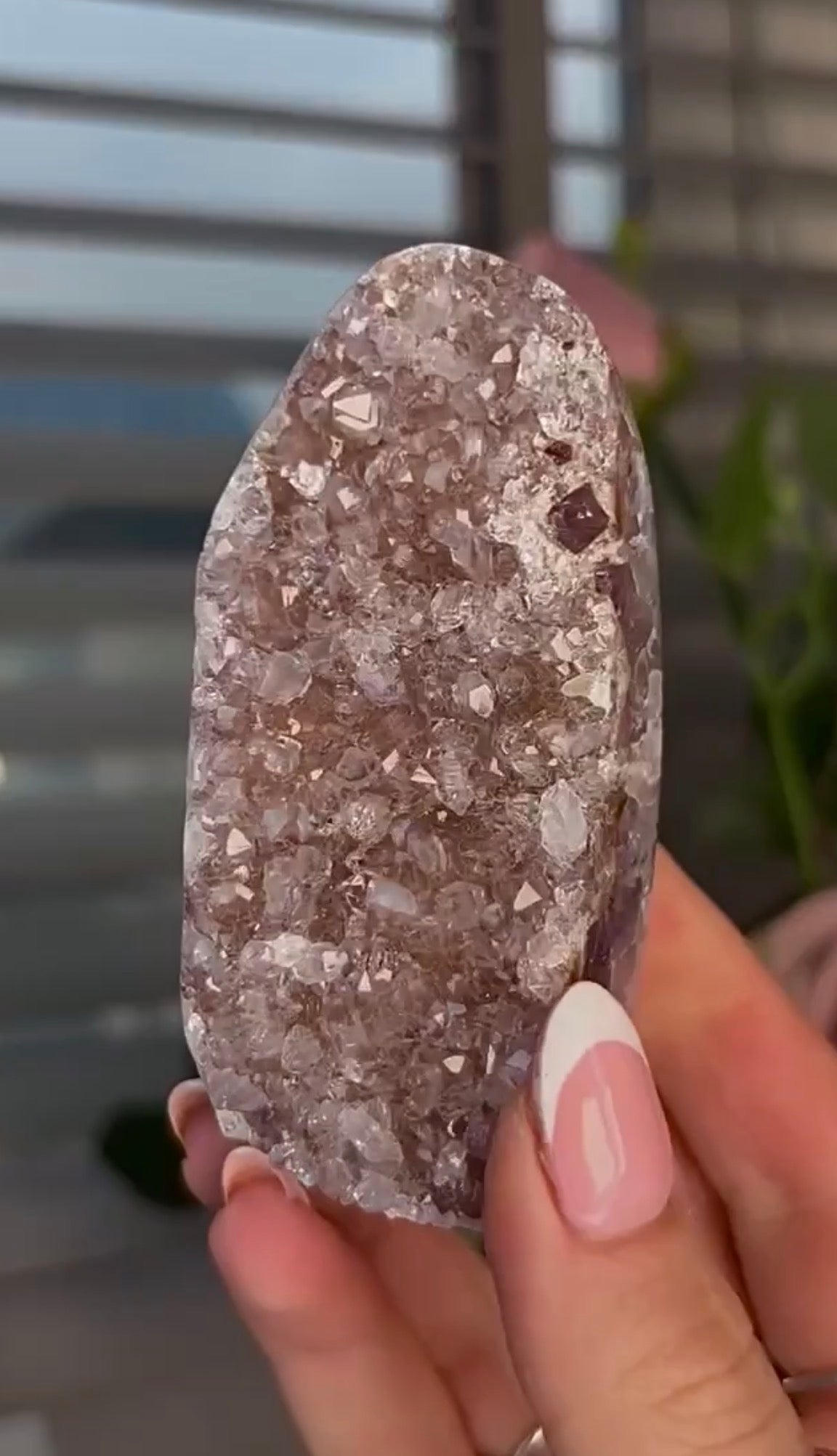 rainbow amethyst agate cutbase